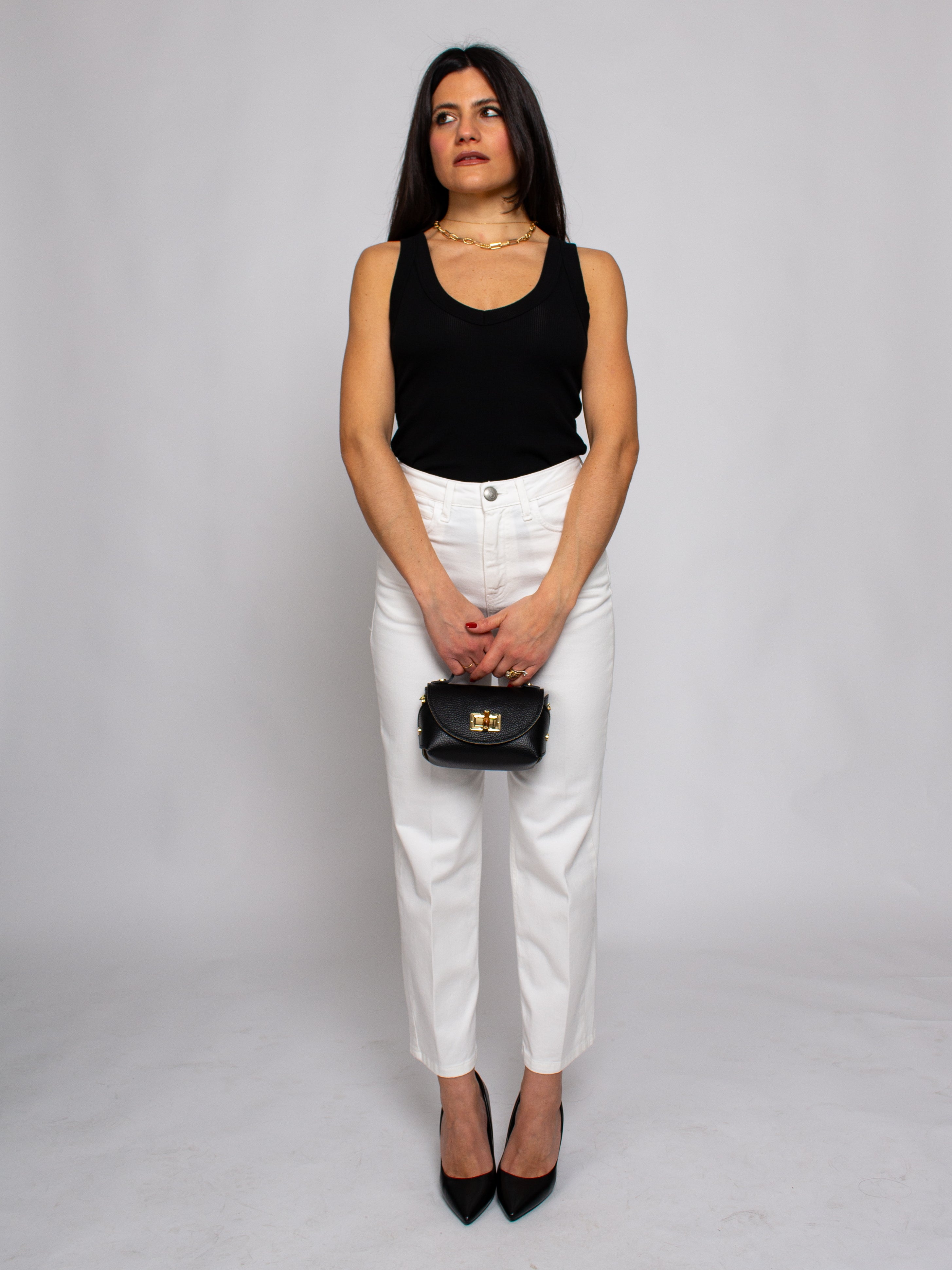 Jeans a vita alta To.Bì Demure