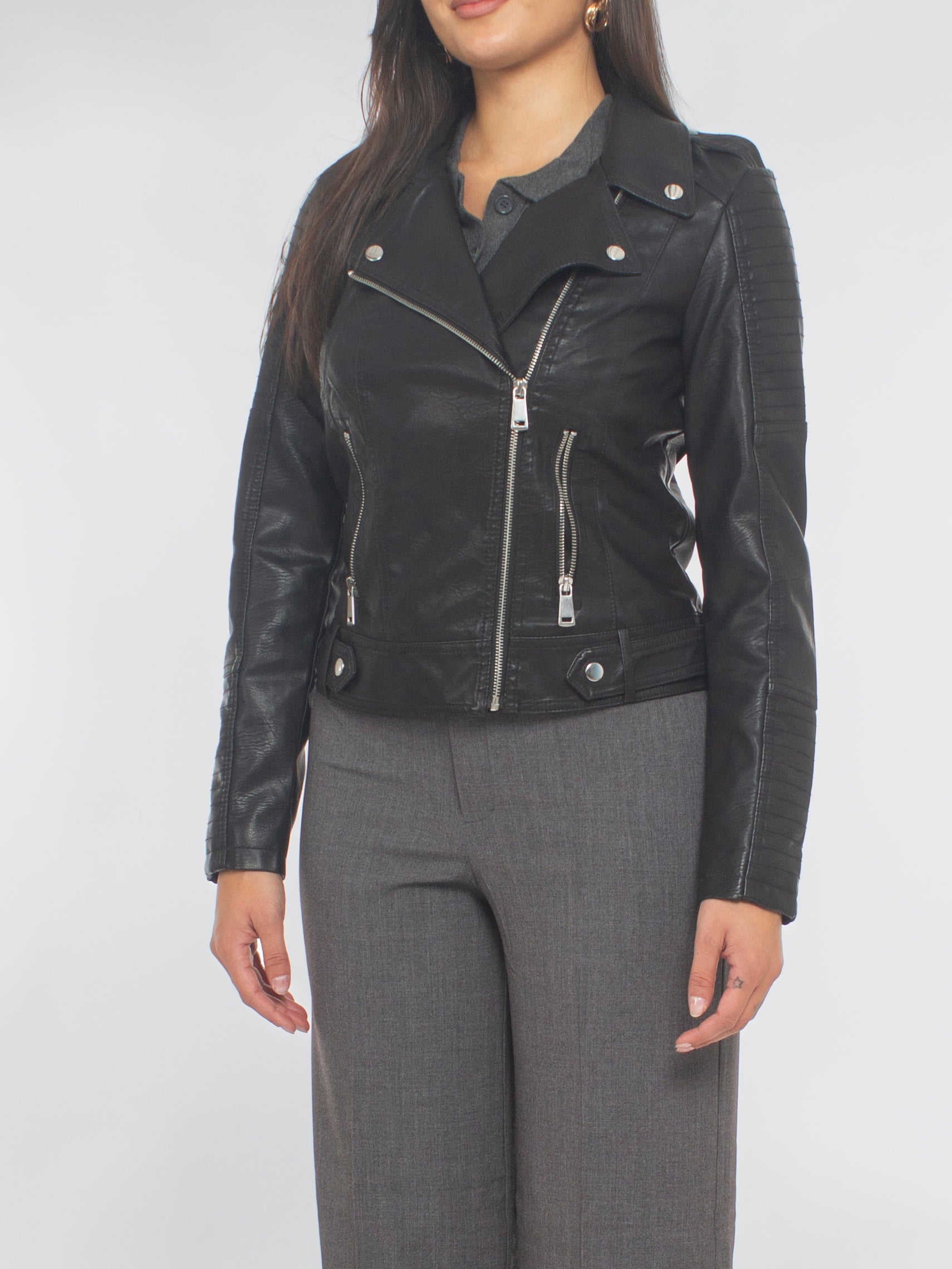 Chiodo in Similpelle Vero Moda