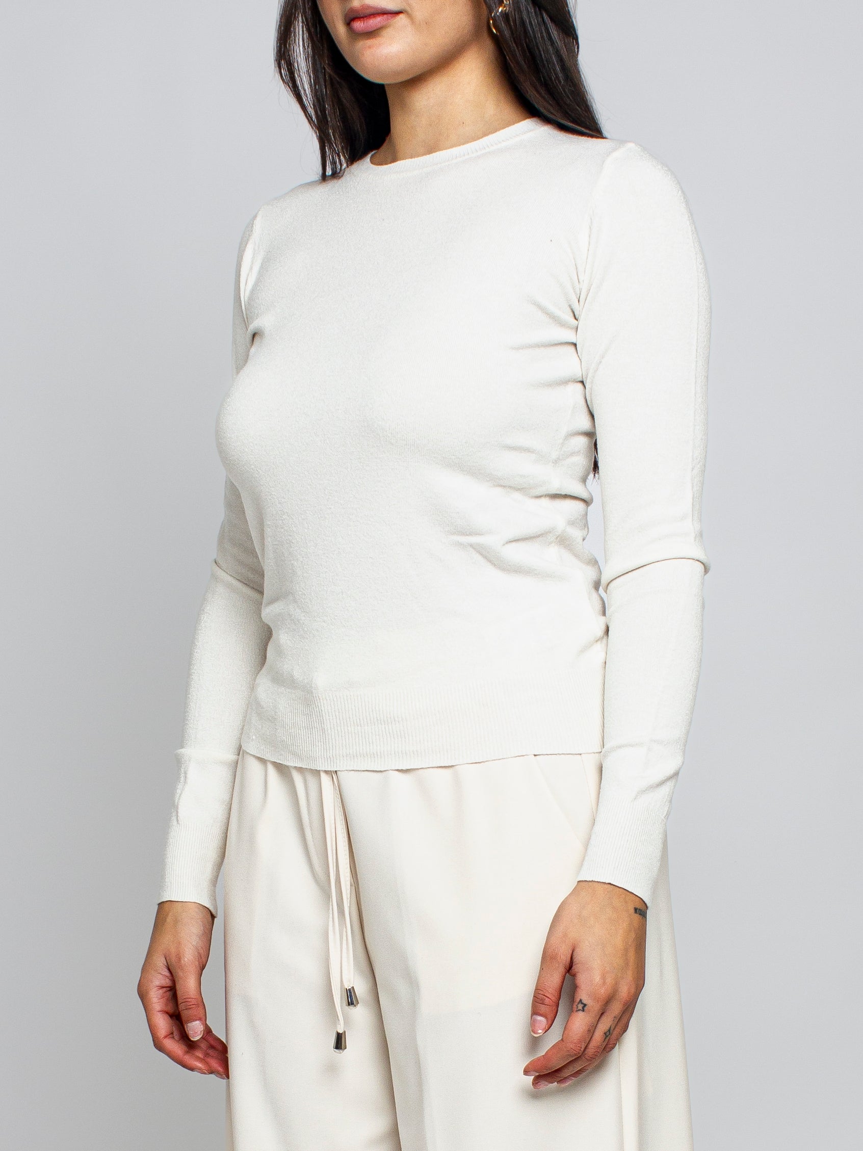 Maglia slim girocollo Vicolo