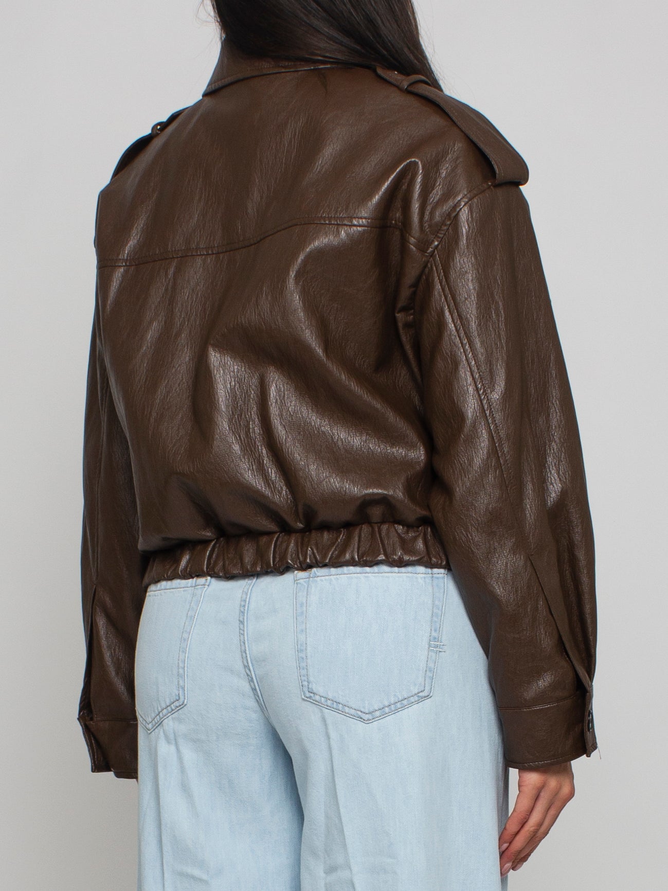 Bomber in ecopelle Vicolo