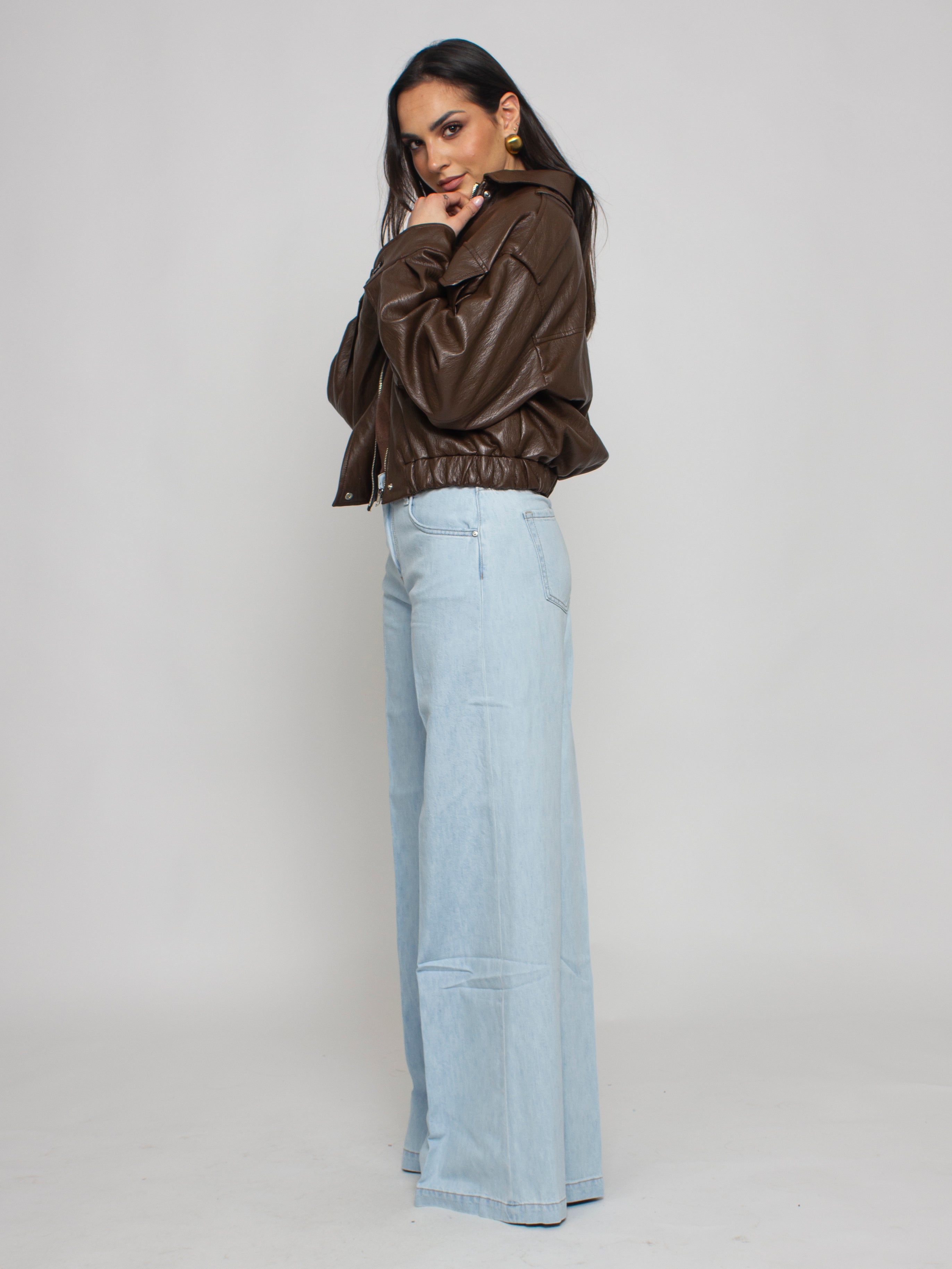 Bomber in ecopelle Vicolo