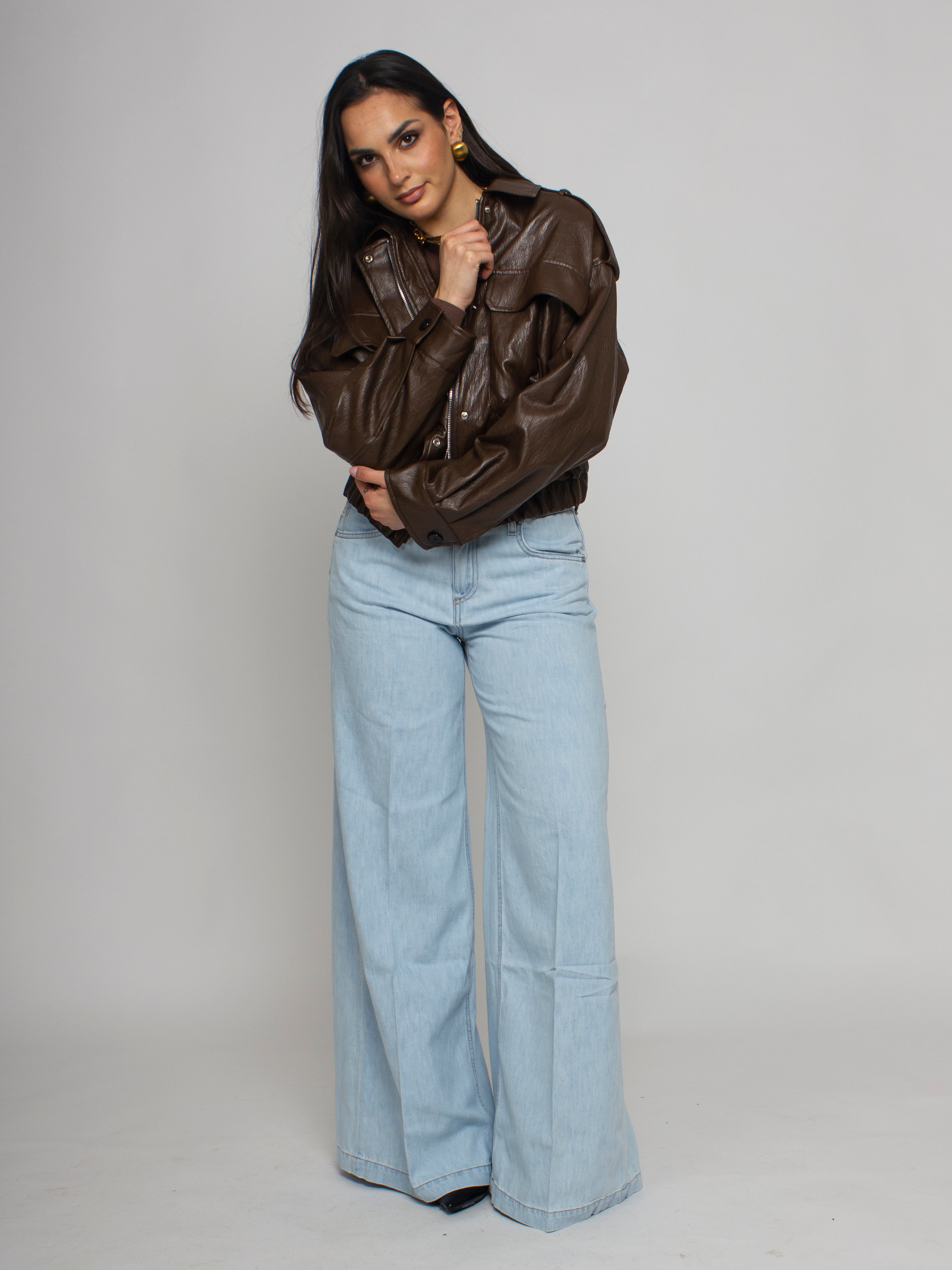 Bomber in ecopelle Vicolo