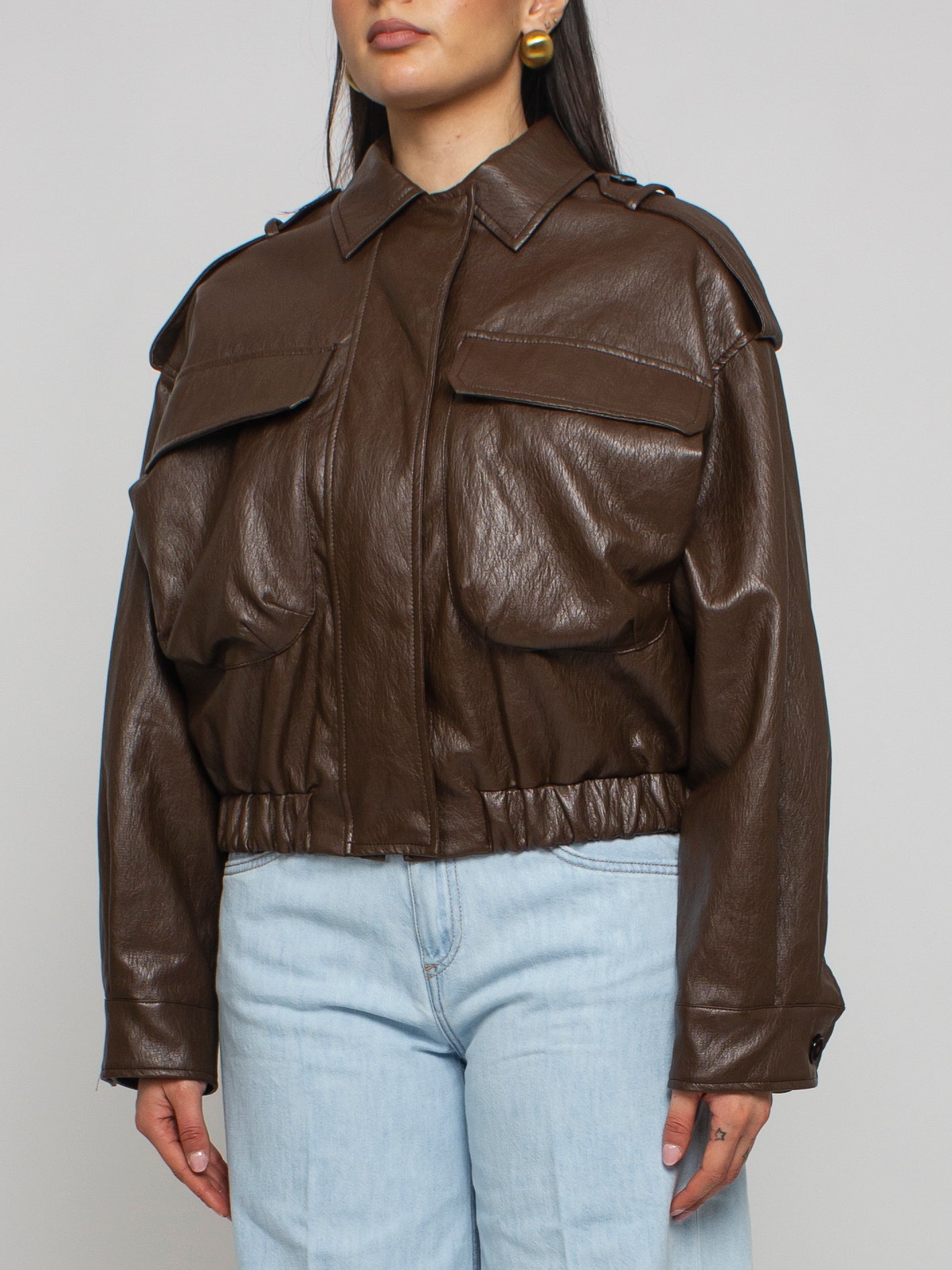 Bomber in ecopelle Vicolo