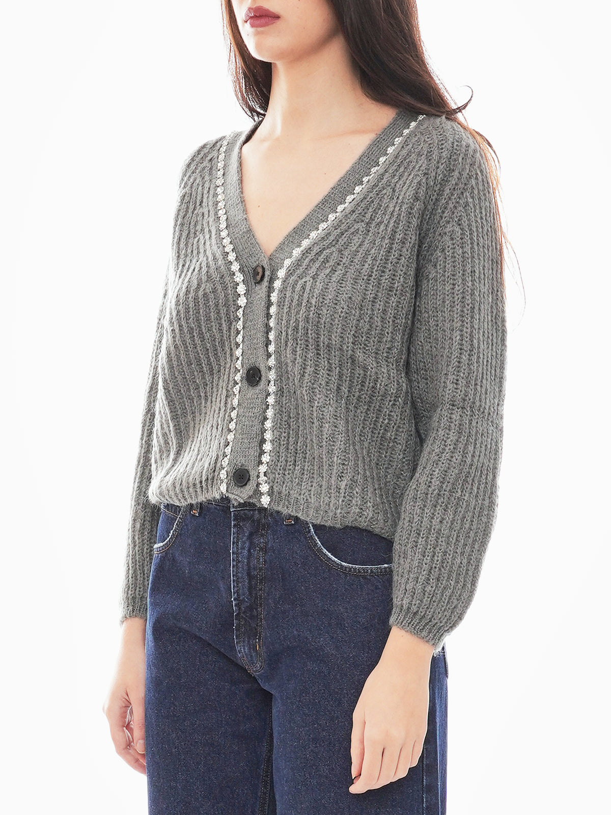 Cardigan con cabichon Vicolo