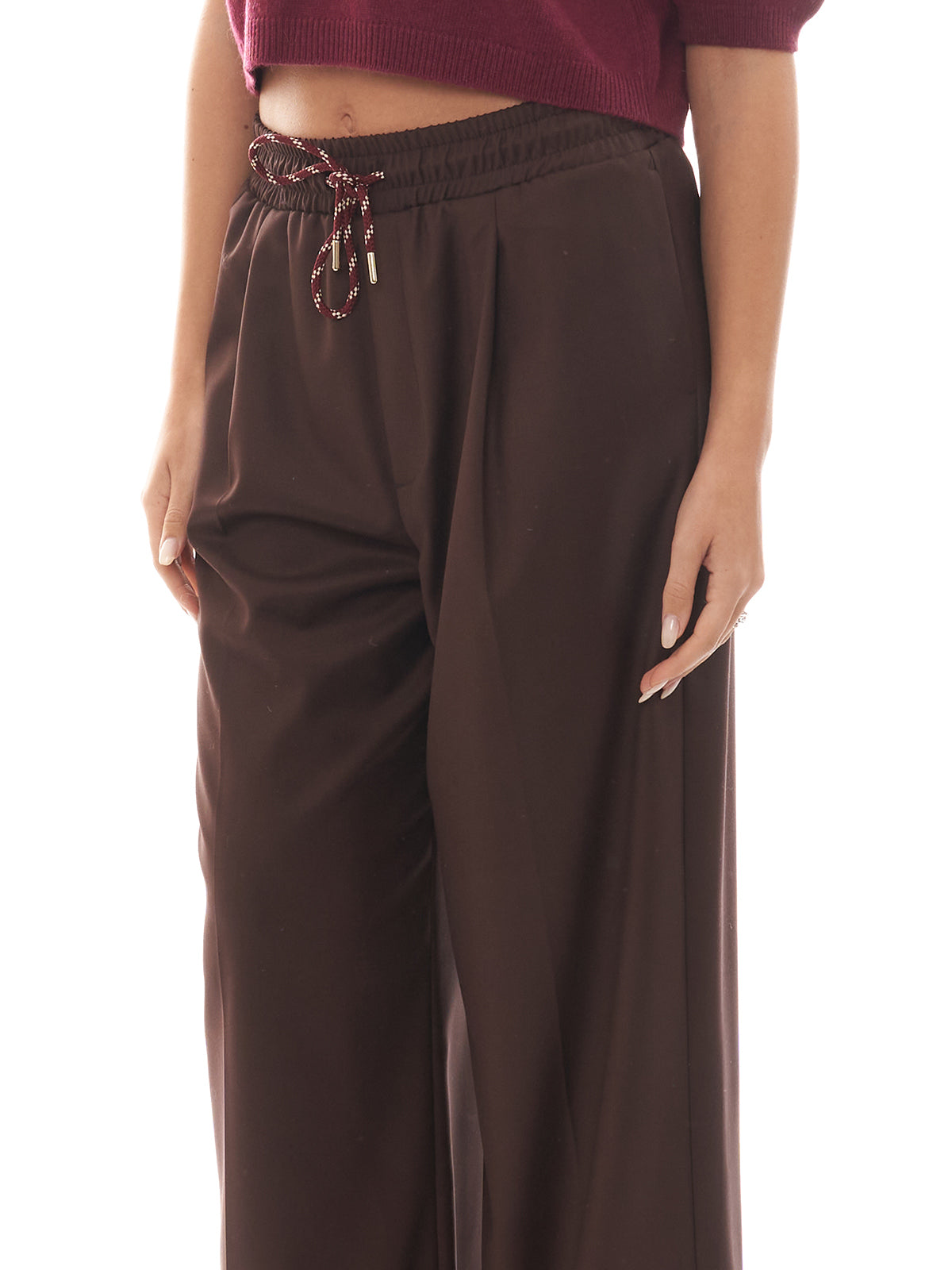 Pantalone palazzo con coulisse Vicolo