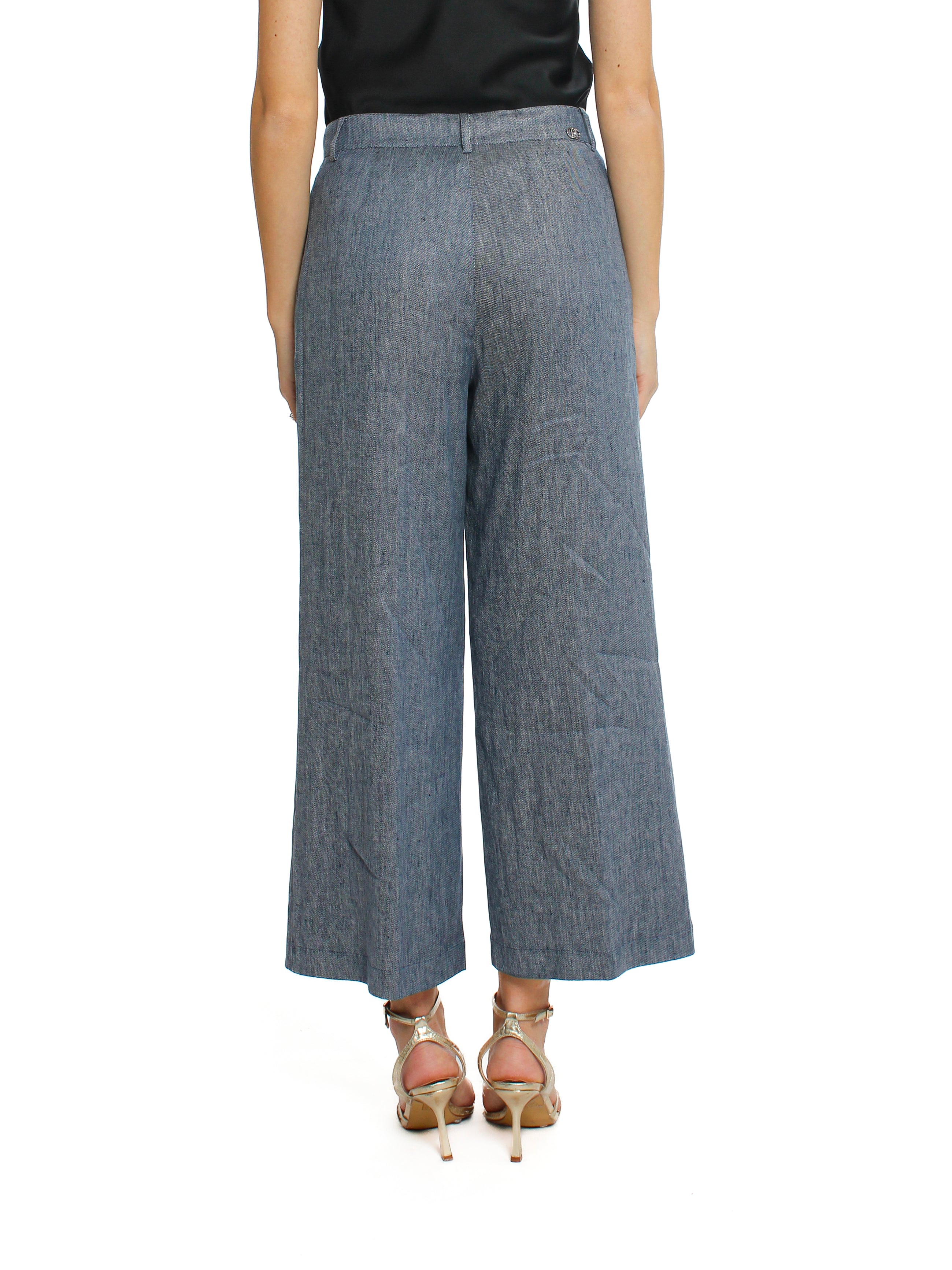 Pantalone flare in denim Liu-Jo