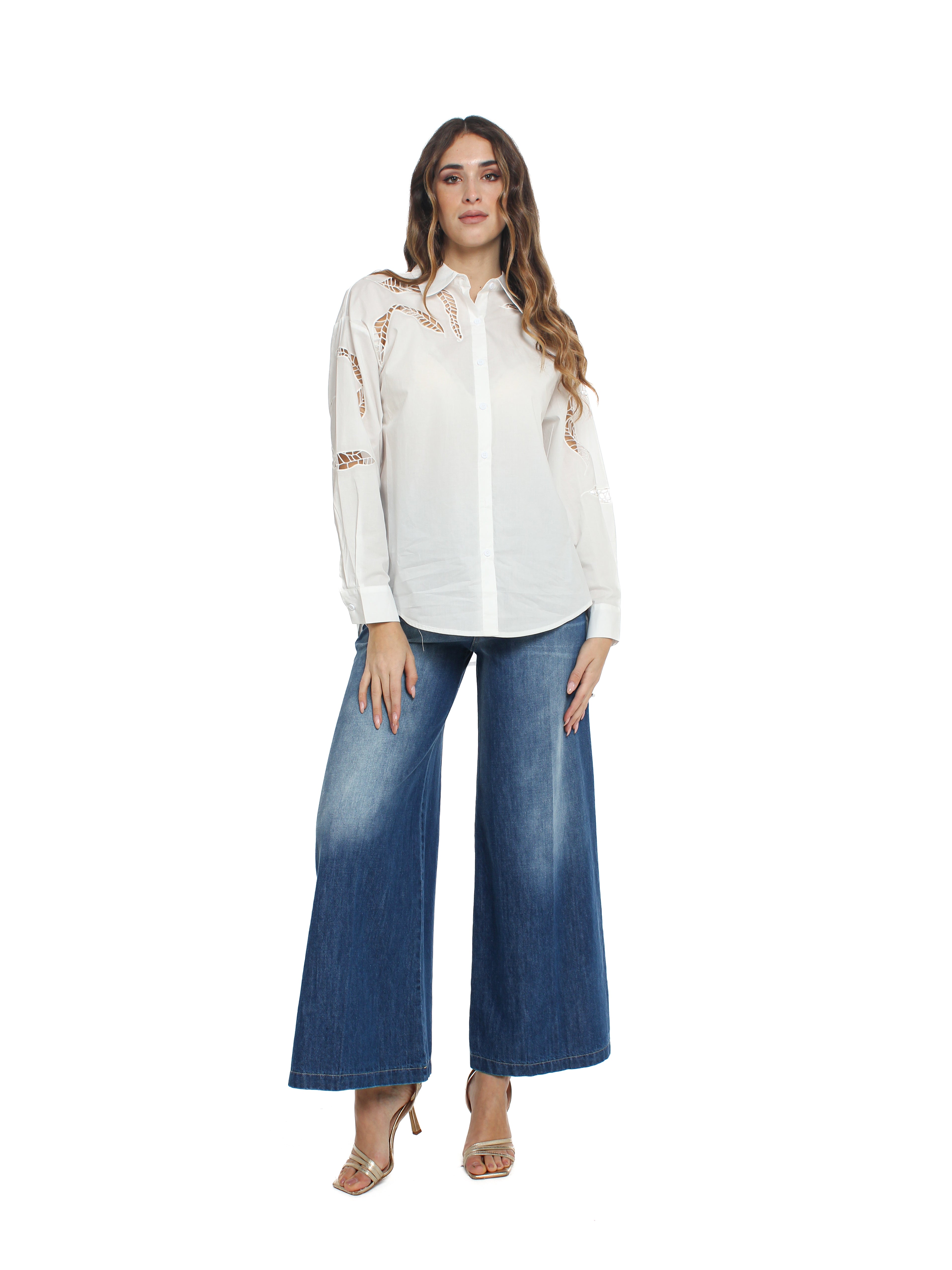 Jeans palazzo con coulisse Vicolo