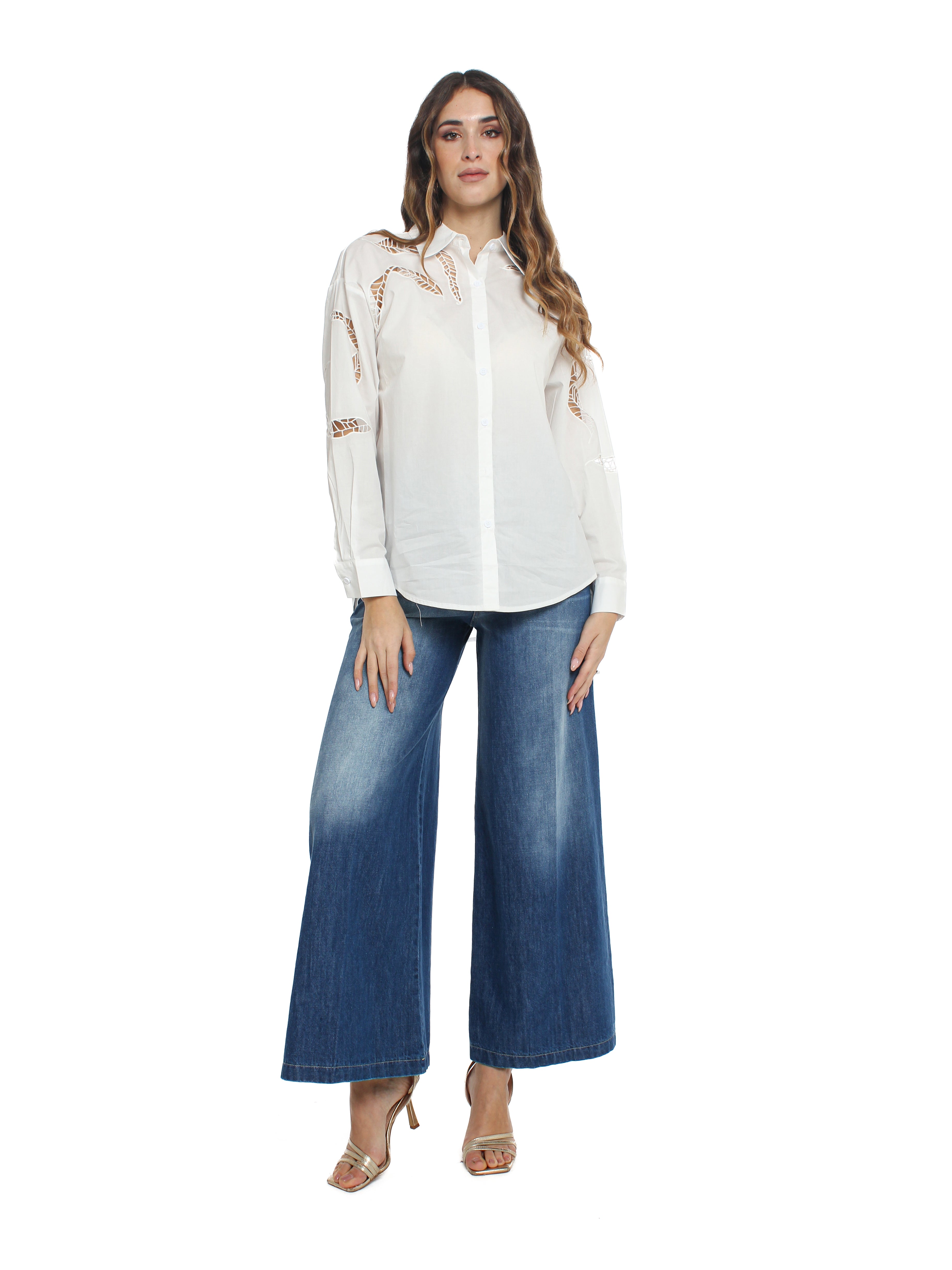 Jeans palazzo con coulisse Vicolo