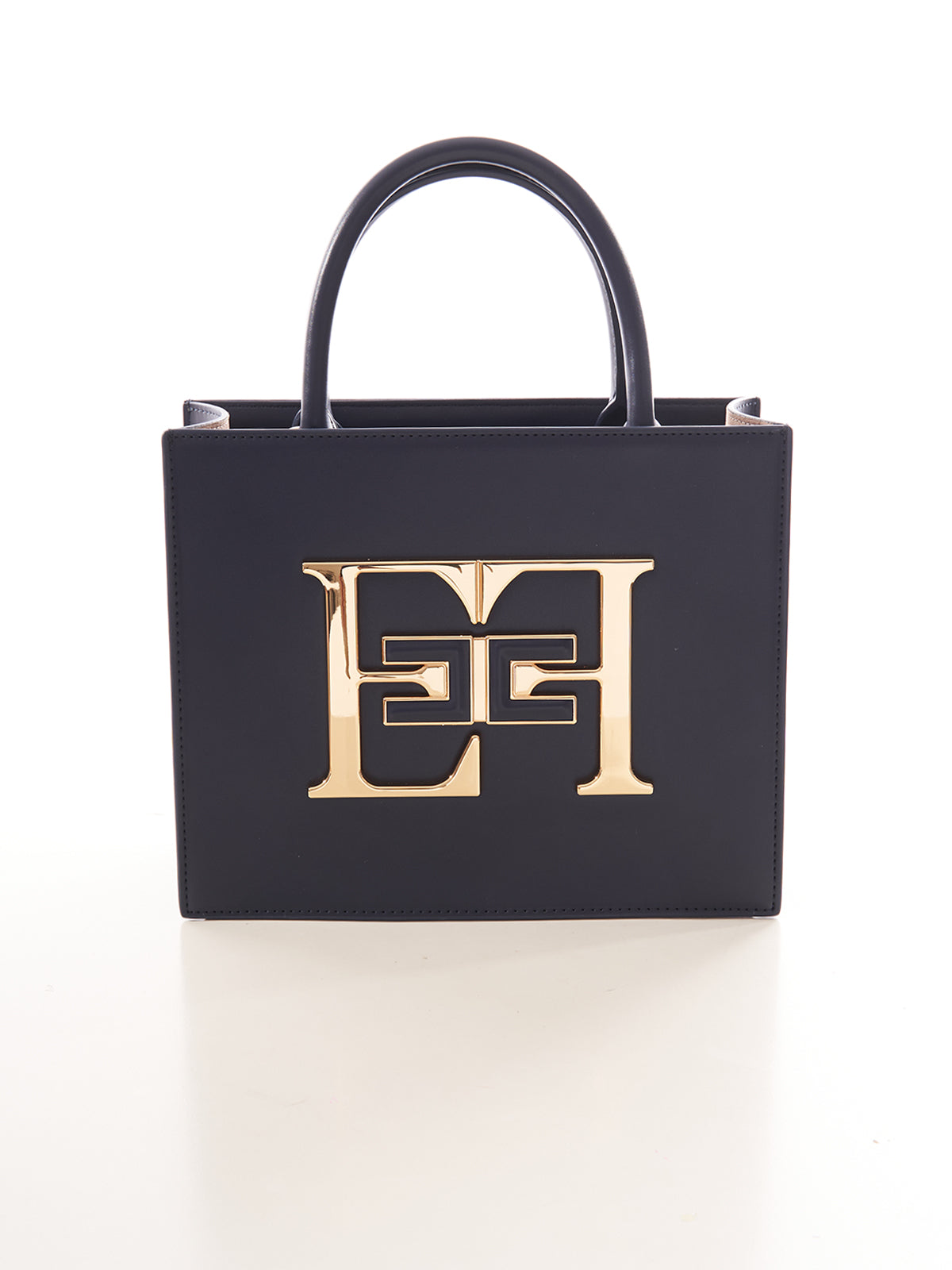 Borsa a mano piccola con logo Elisabetta Franchi