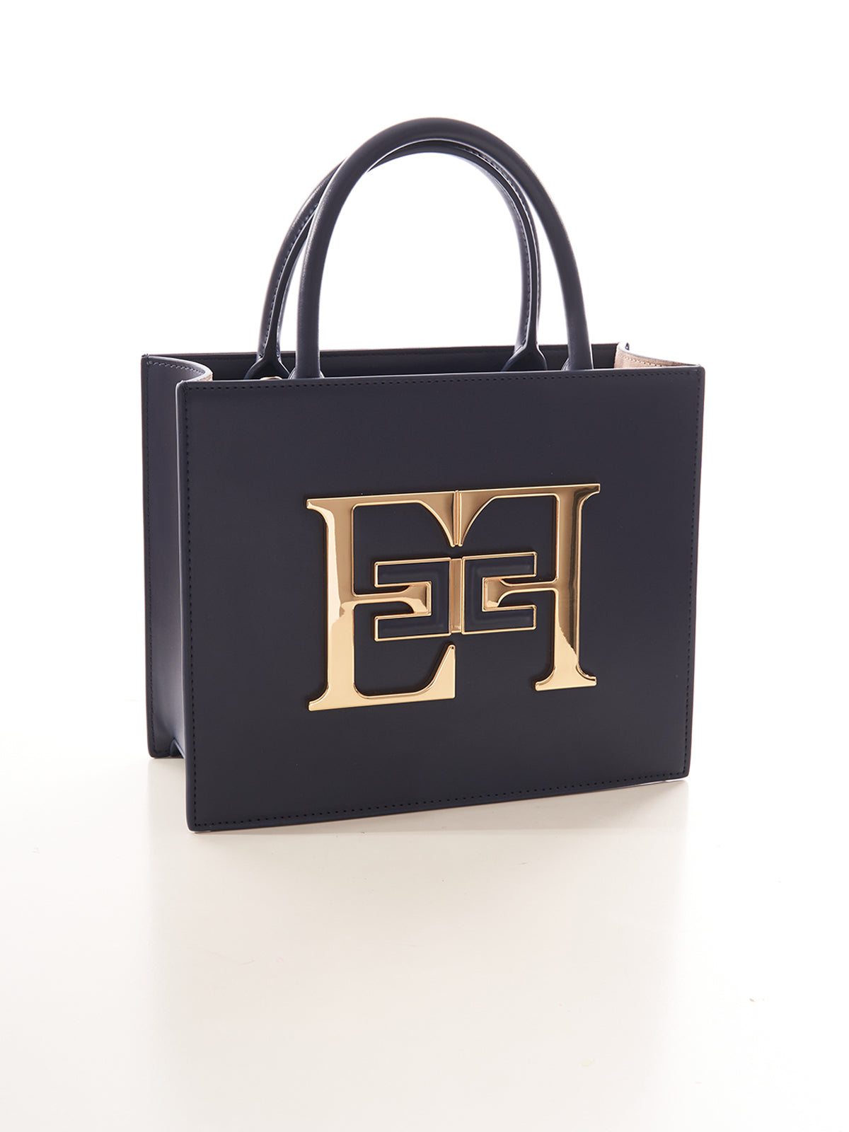 Borsa a mano piccola con logo Elisabetta Franchi