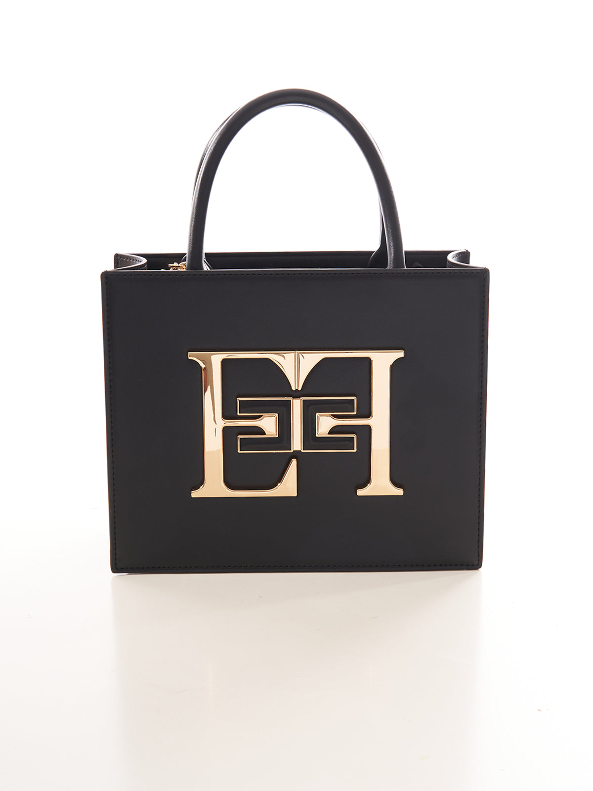 Borsa a mano piccola con logo Elisabetta Franchi