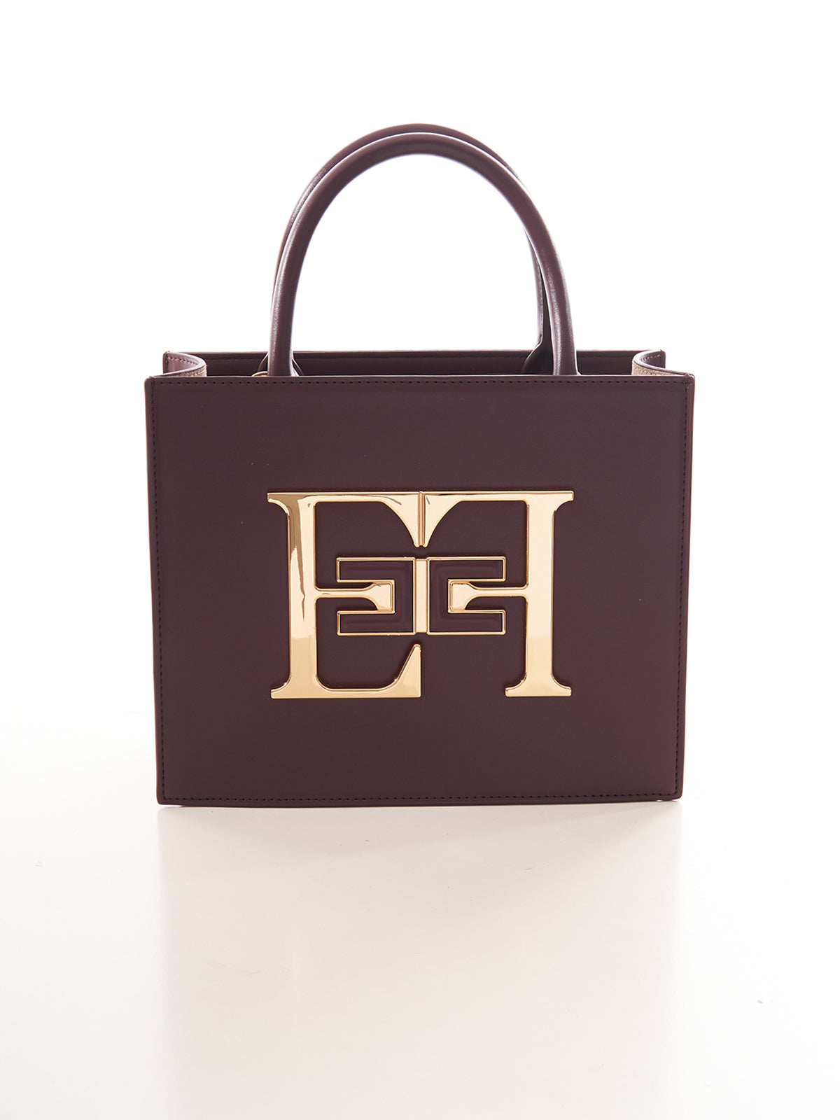 Borsa a mano piccola con logo Elisabetta Franchi