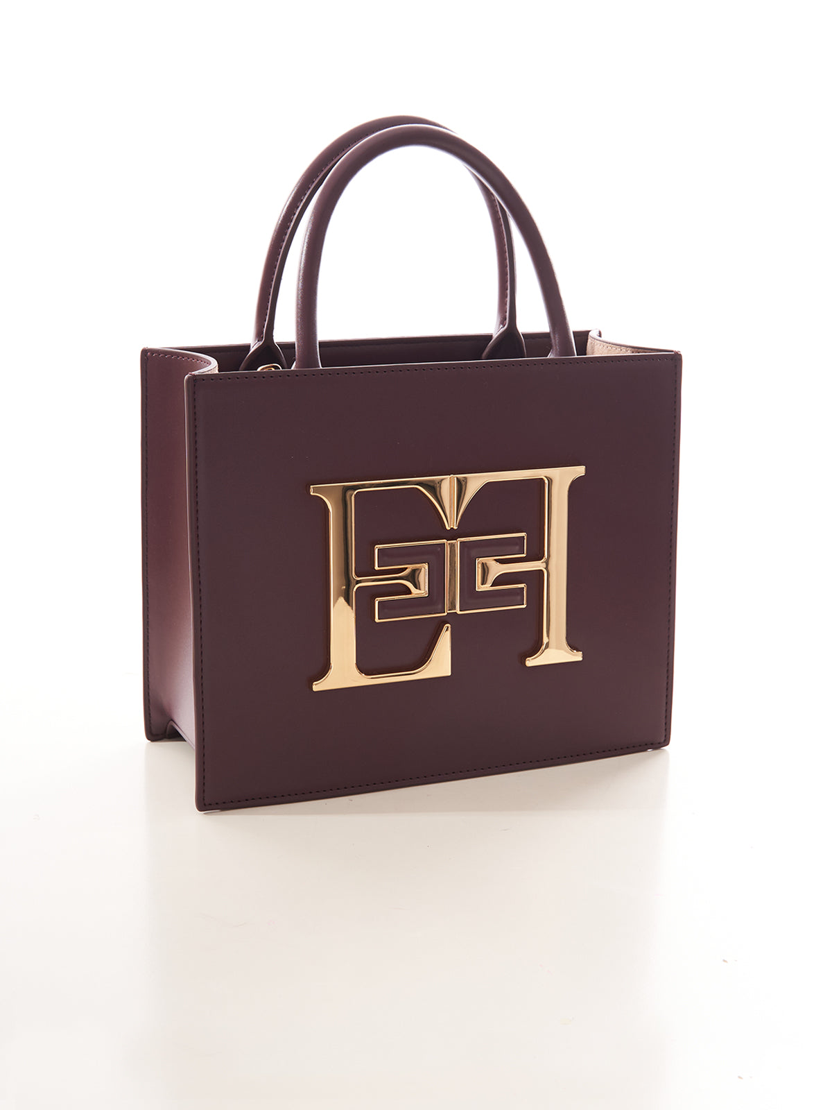 Borsa a mano piccola con logo Elisabetta Franchi