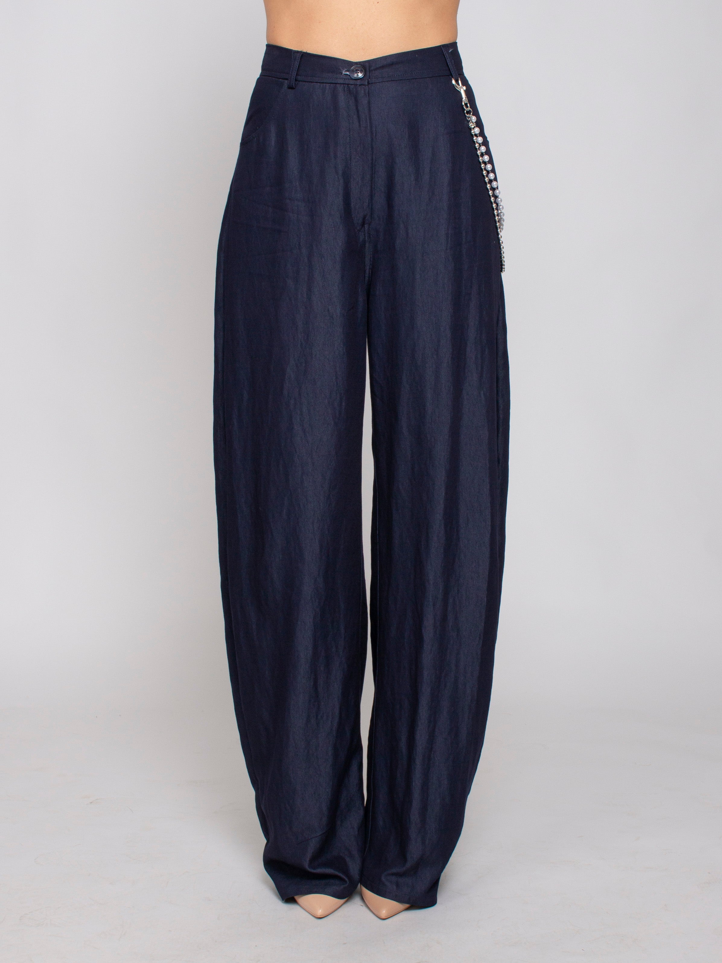 Pantalone con catena in perle You Decide