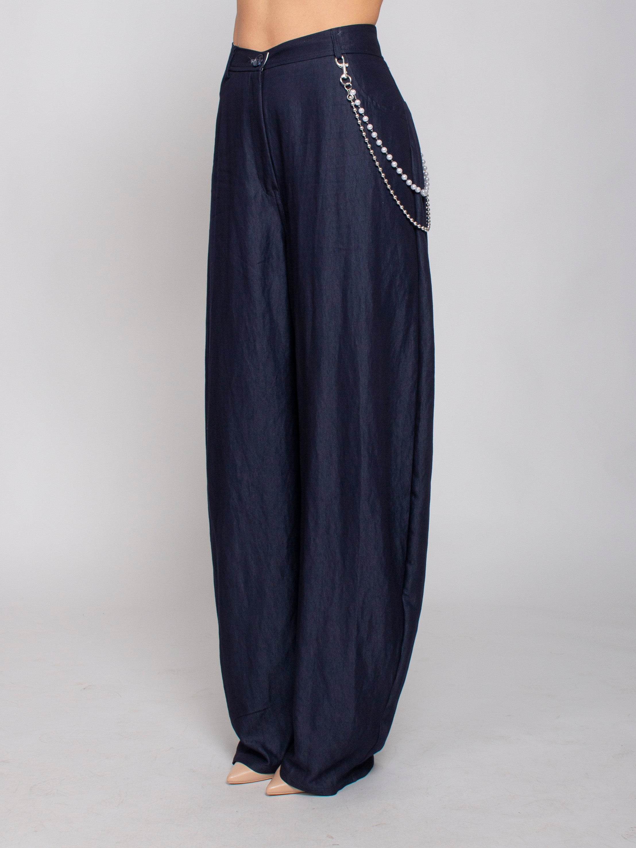 Pantalone con catena in perle You Decide
