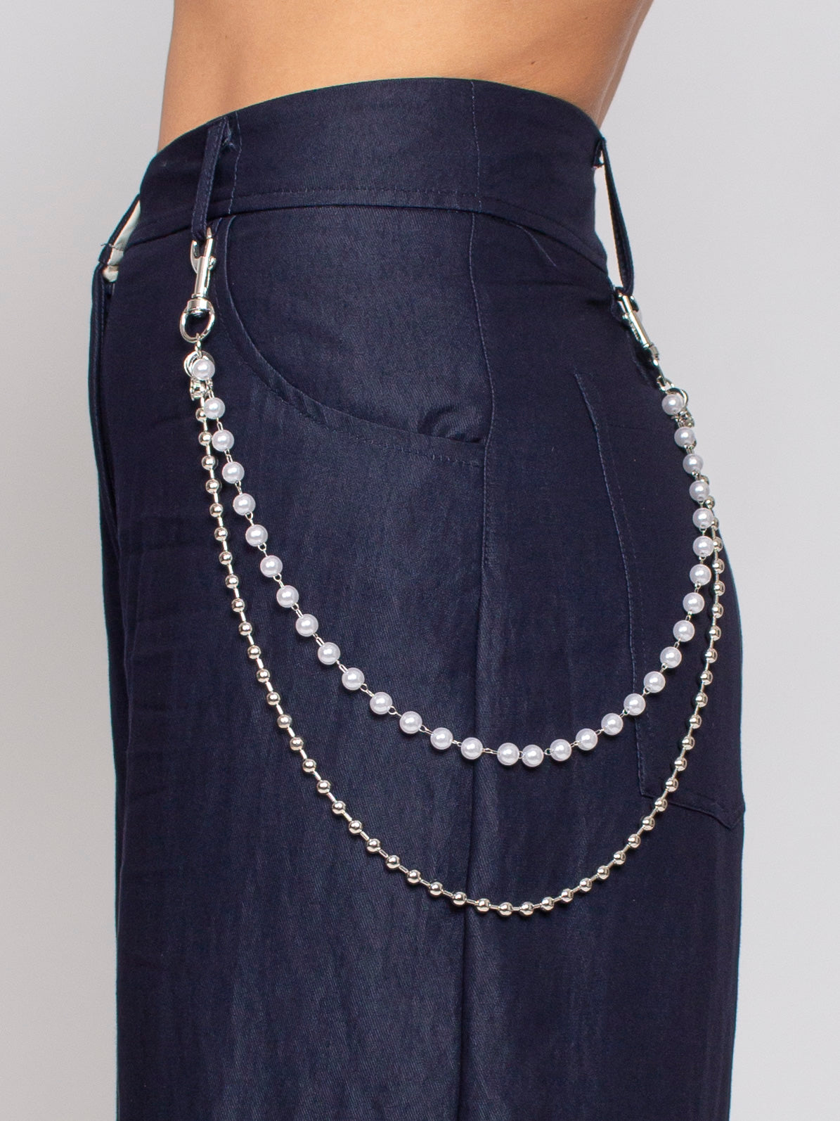 Pantalone con catena in perle You Decide