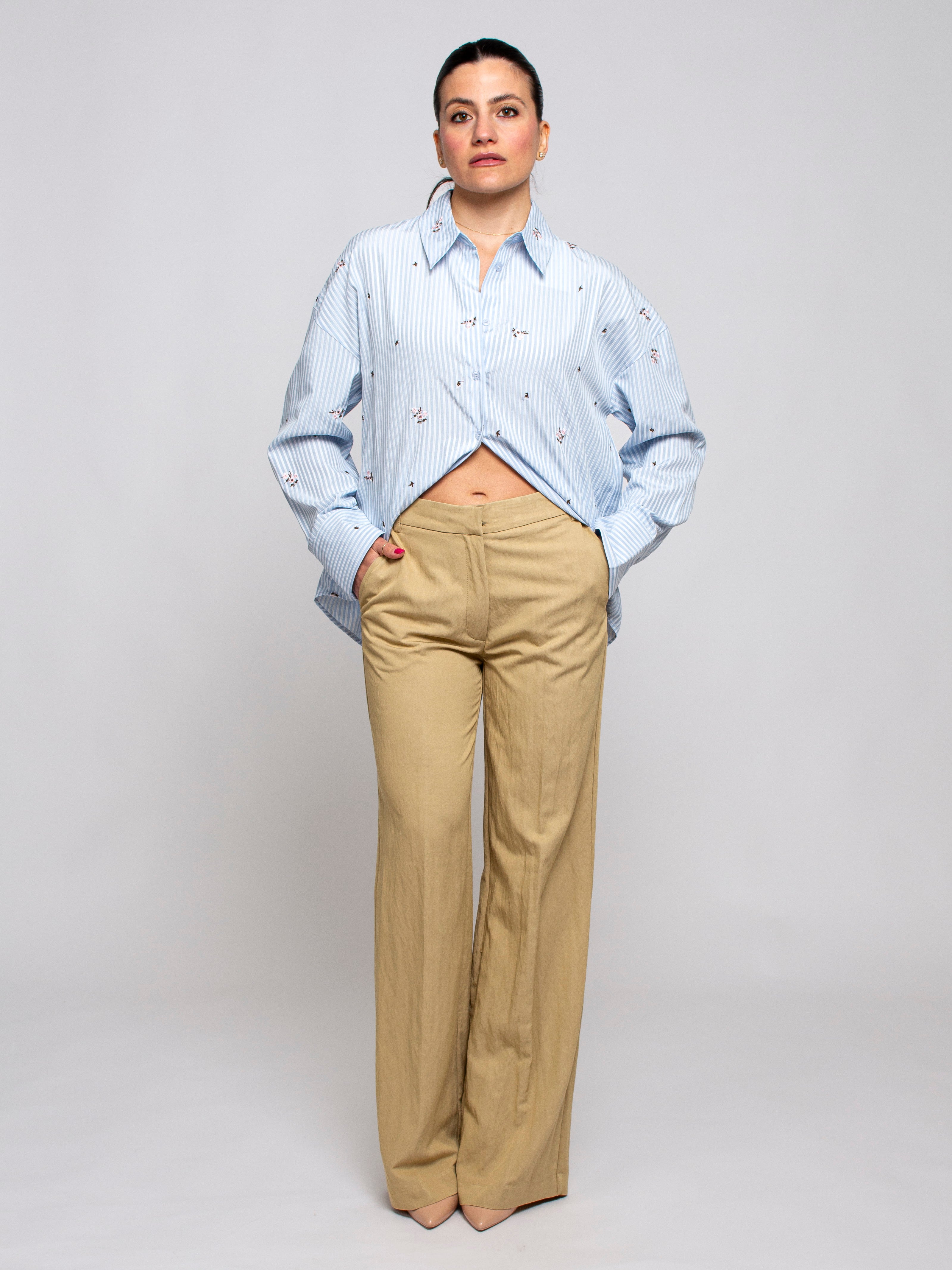 Camicia righe e fiori You Decide