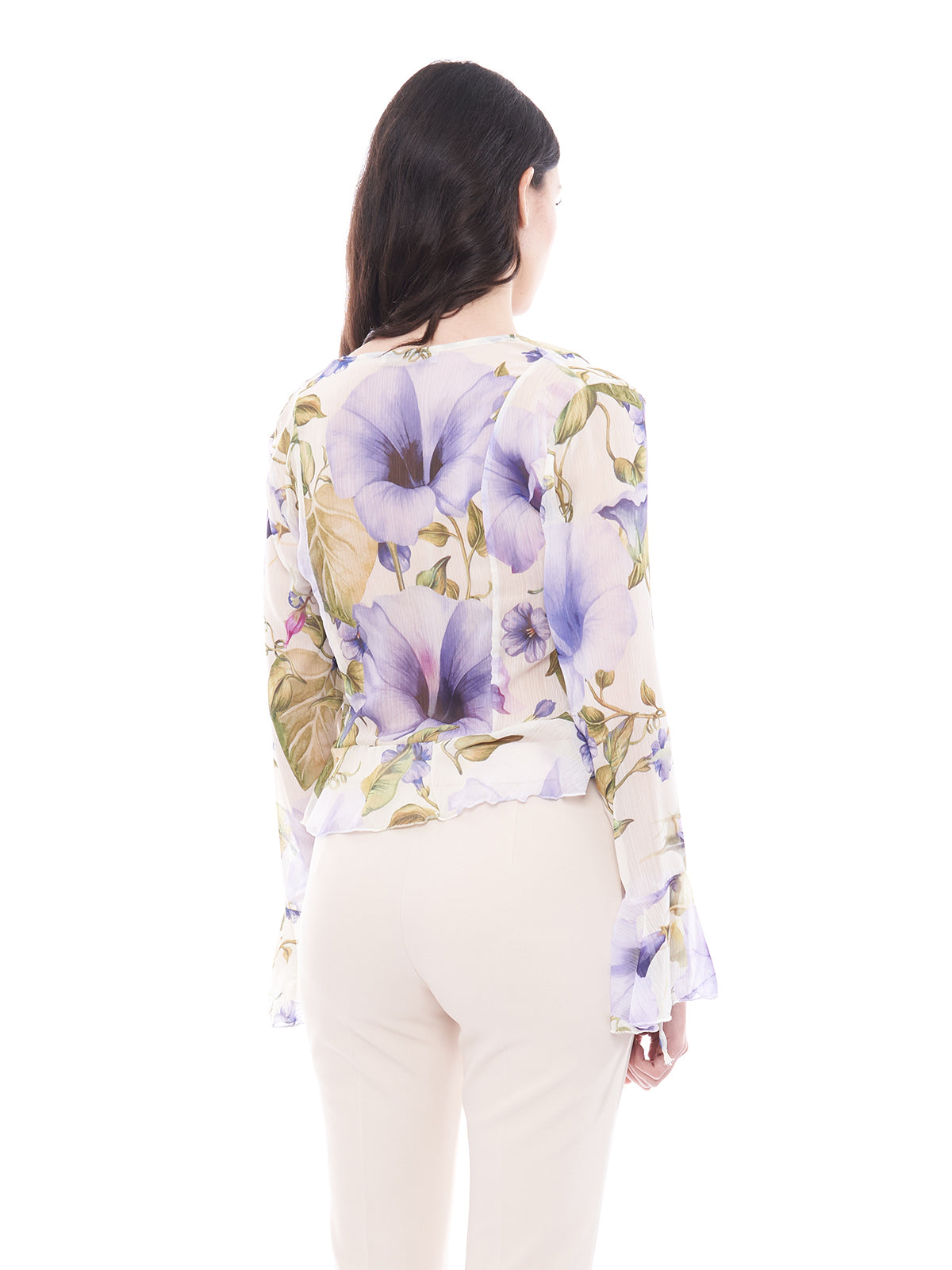 Blusa fiorata Rinascimento