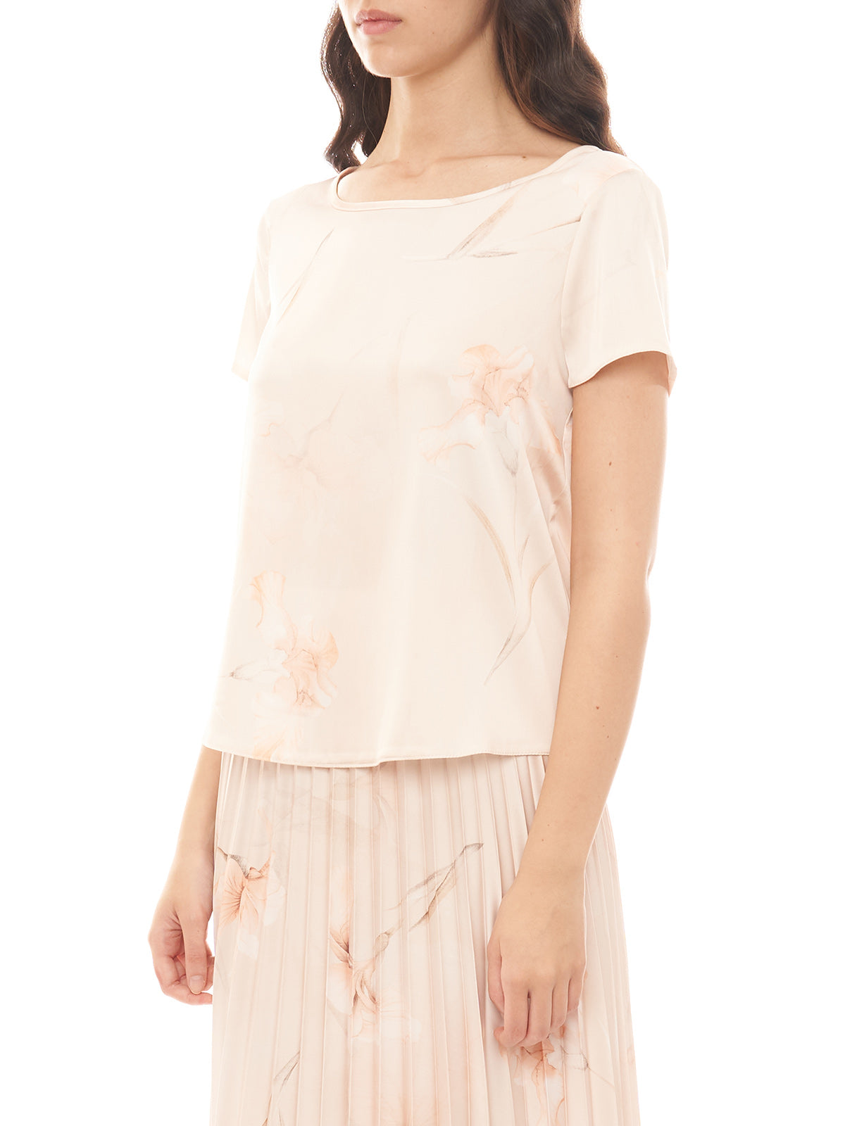 Blusa stampa floreale Rinascimento