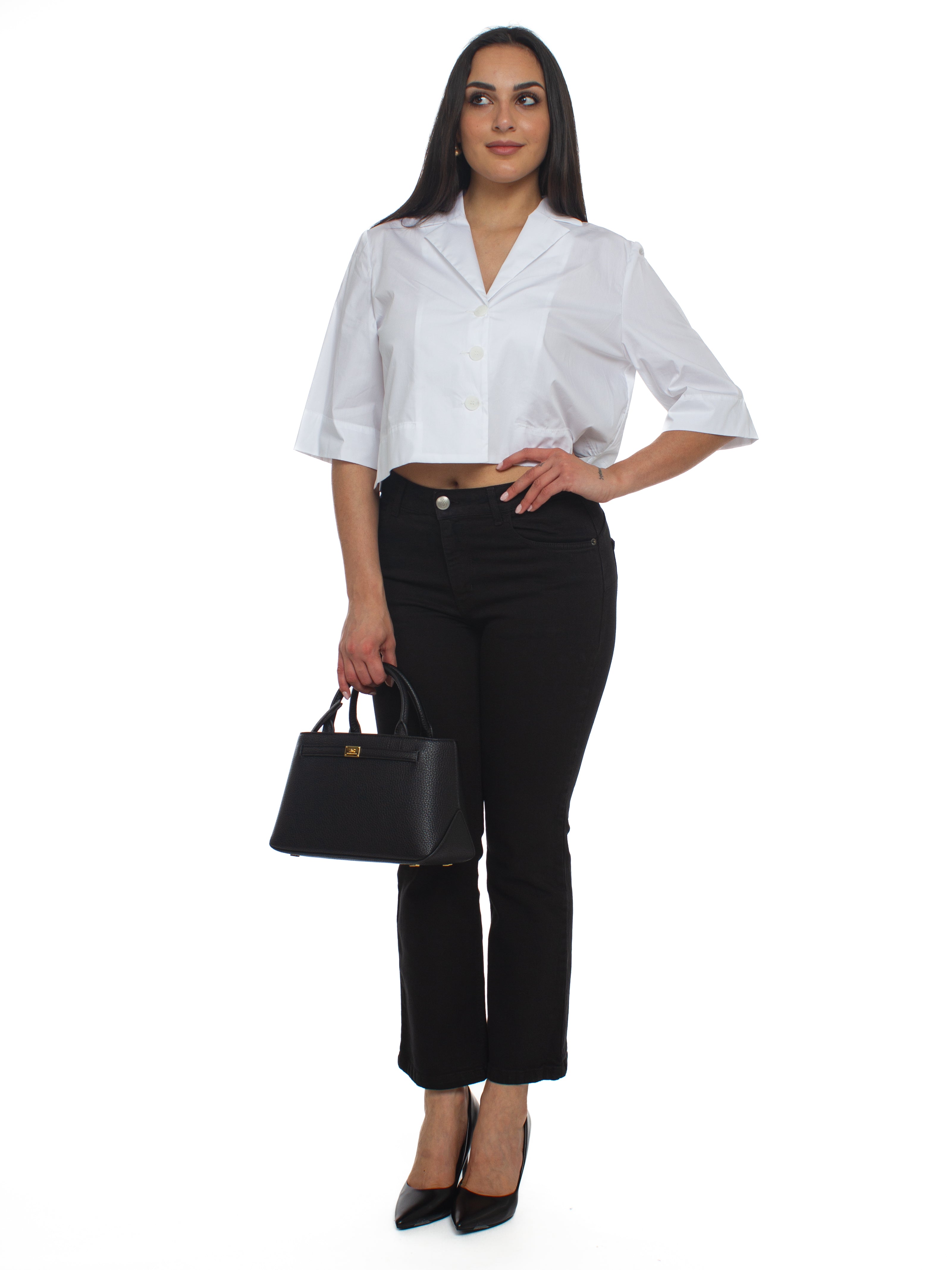 Camicia crop Rinascimento