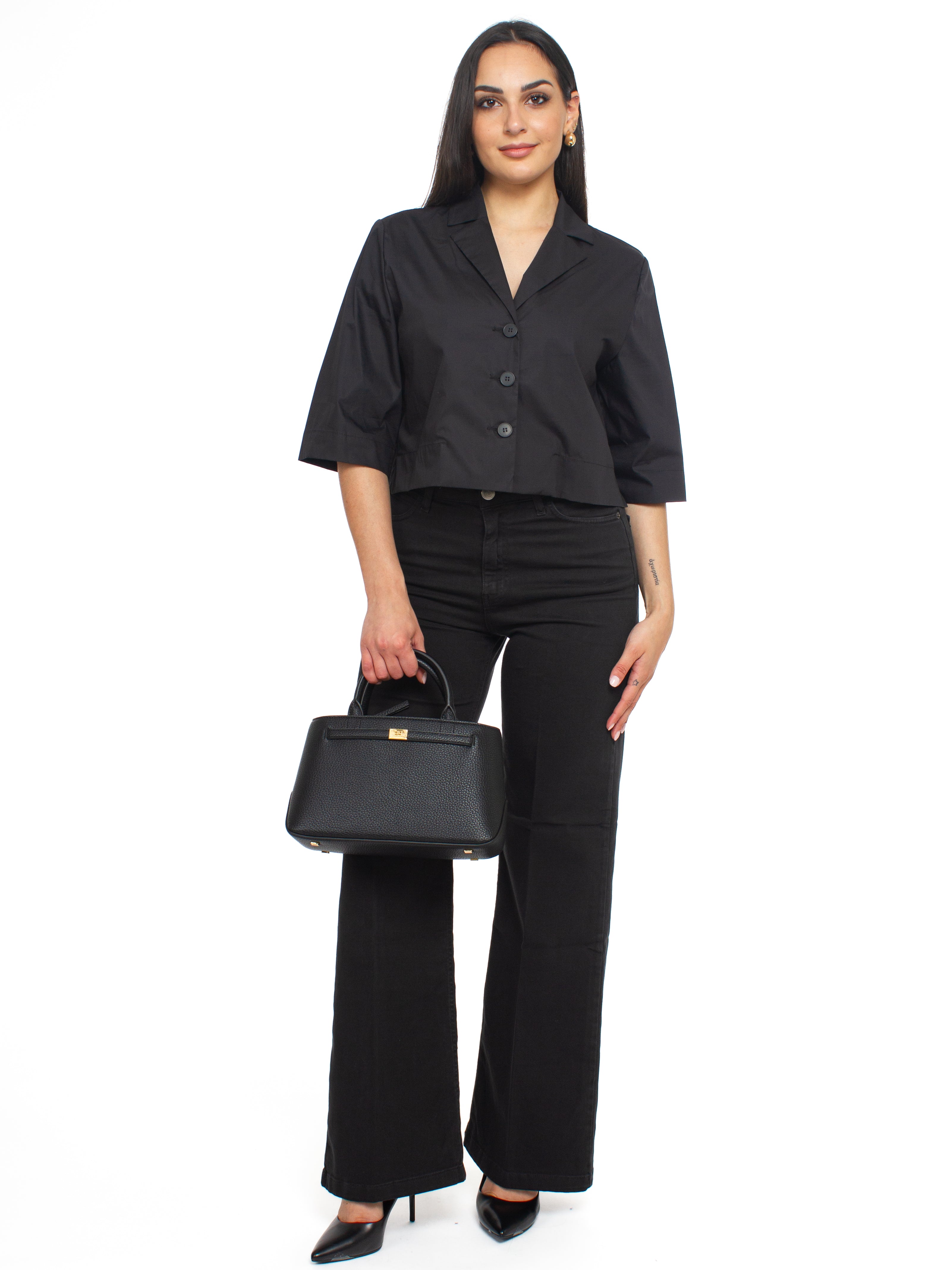 Camicia crop Rinascimento