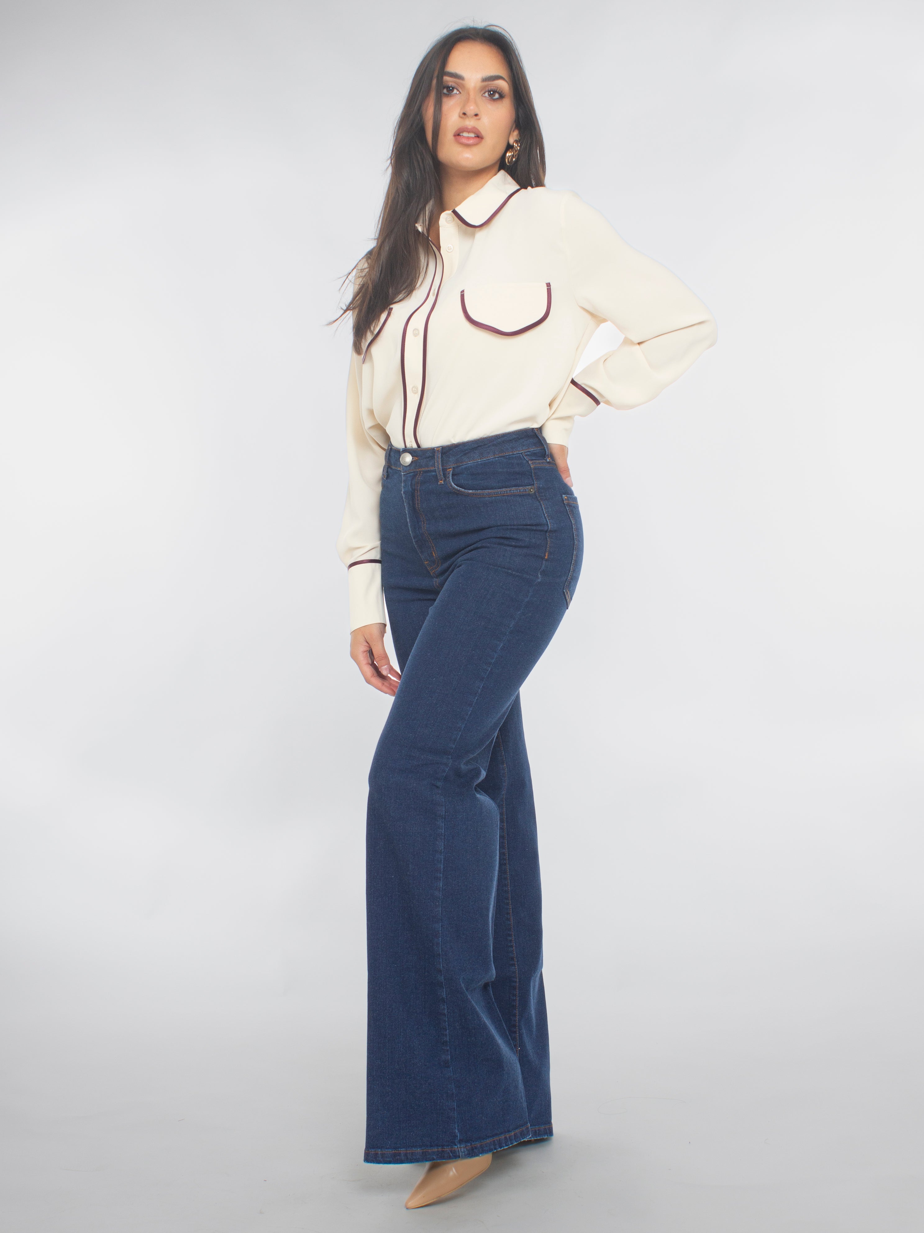 Camicia con Piping Rinascimento