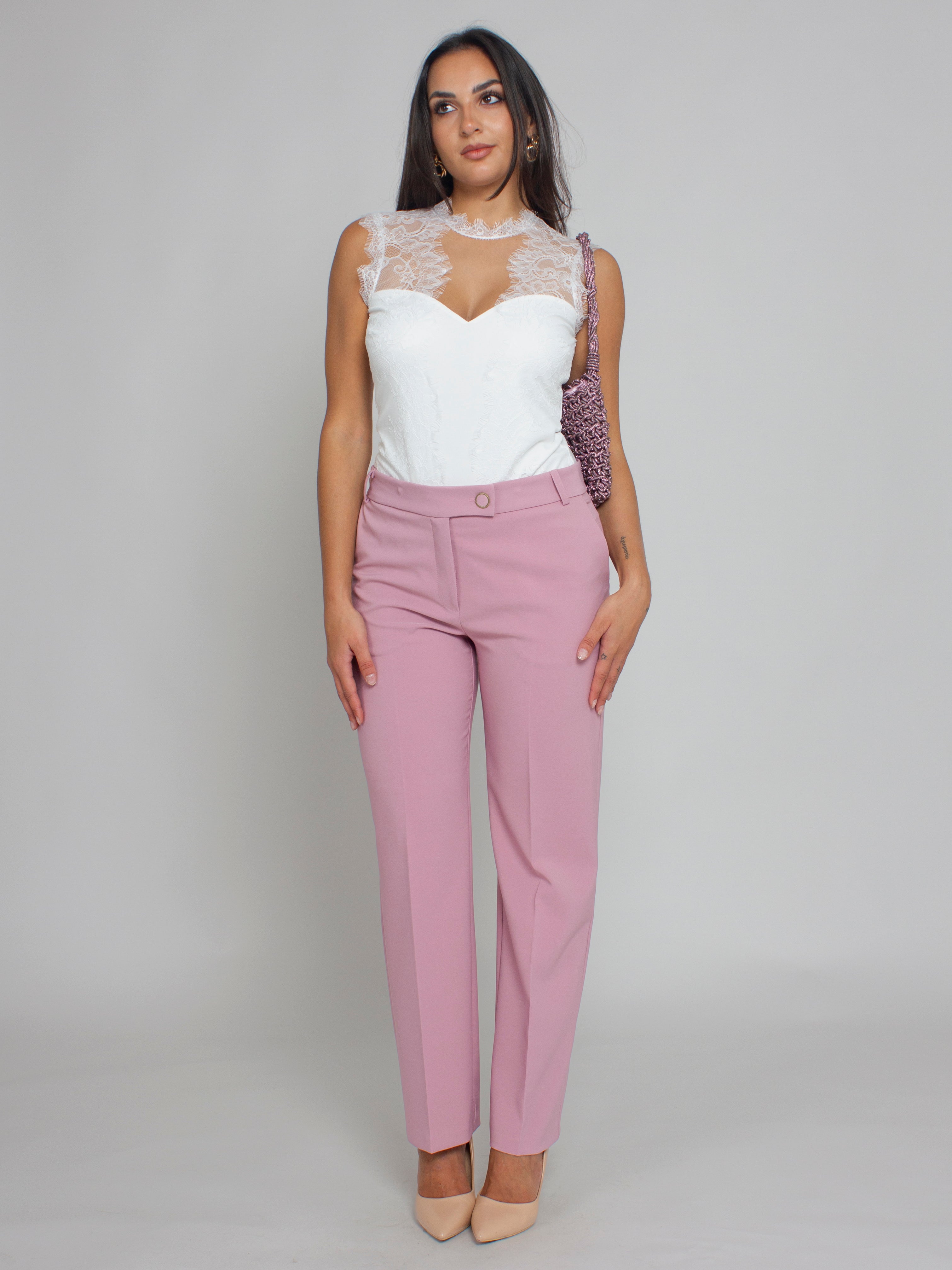 Pantalone Skinny in Tessuto Tecnico Rinascimento