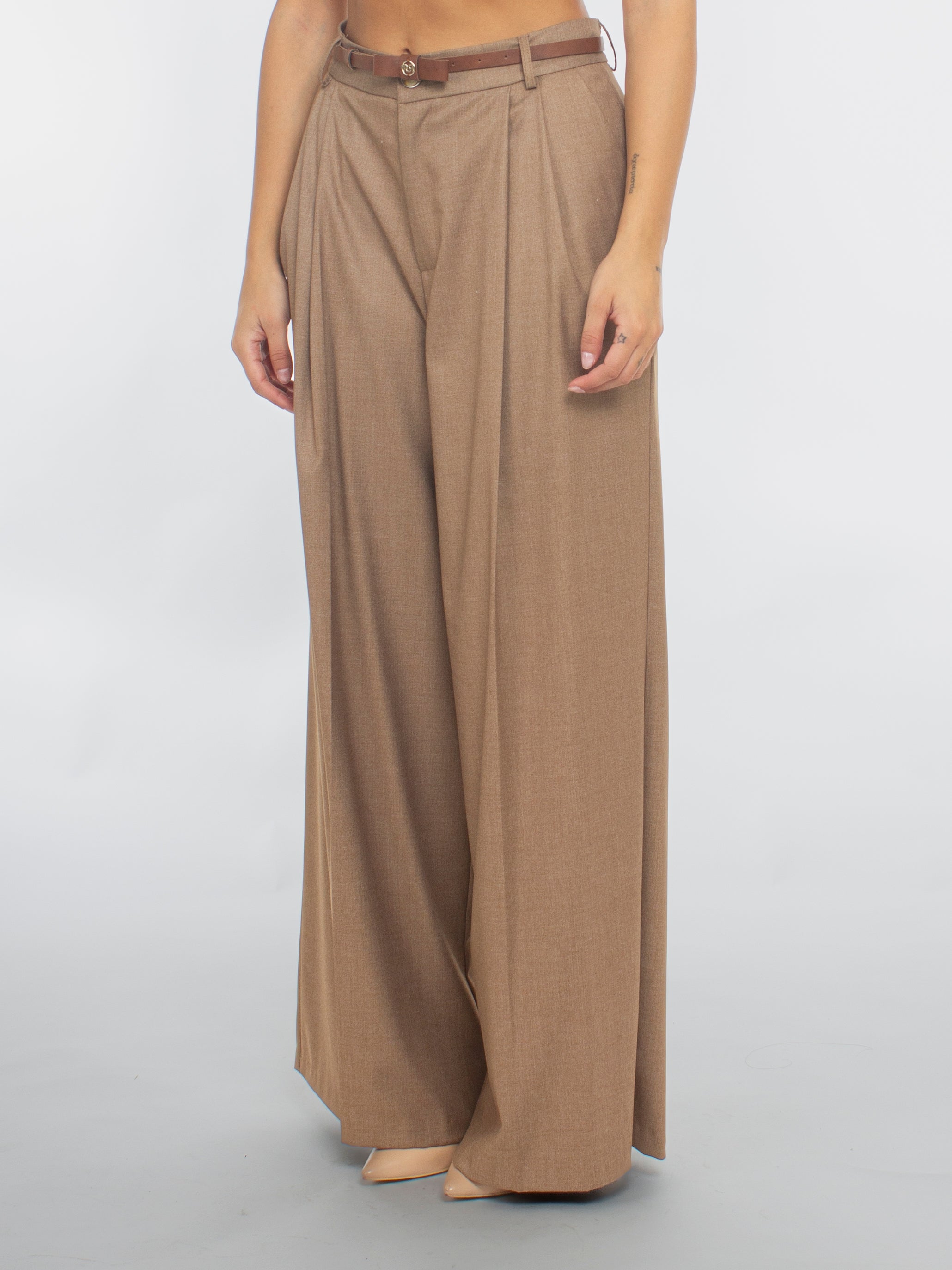 Pantalone palazzo con pence Rinascimento