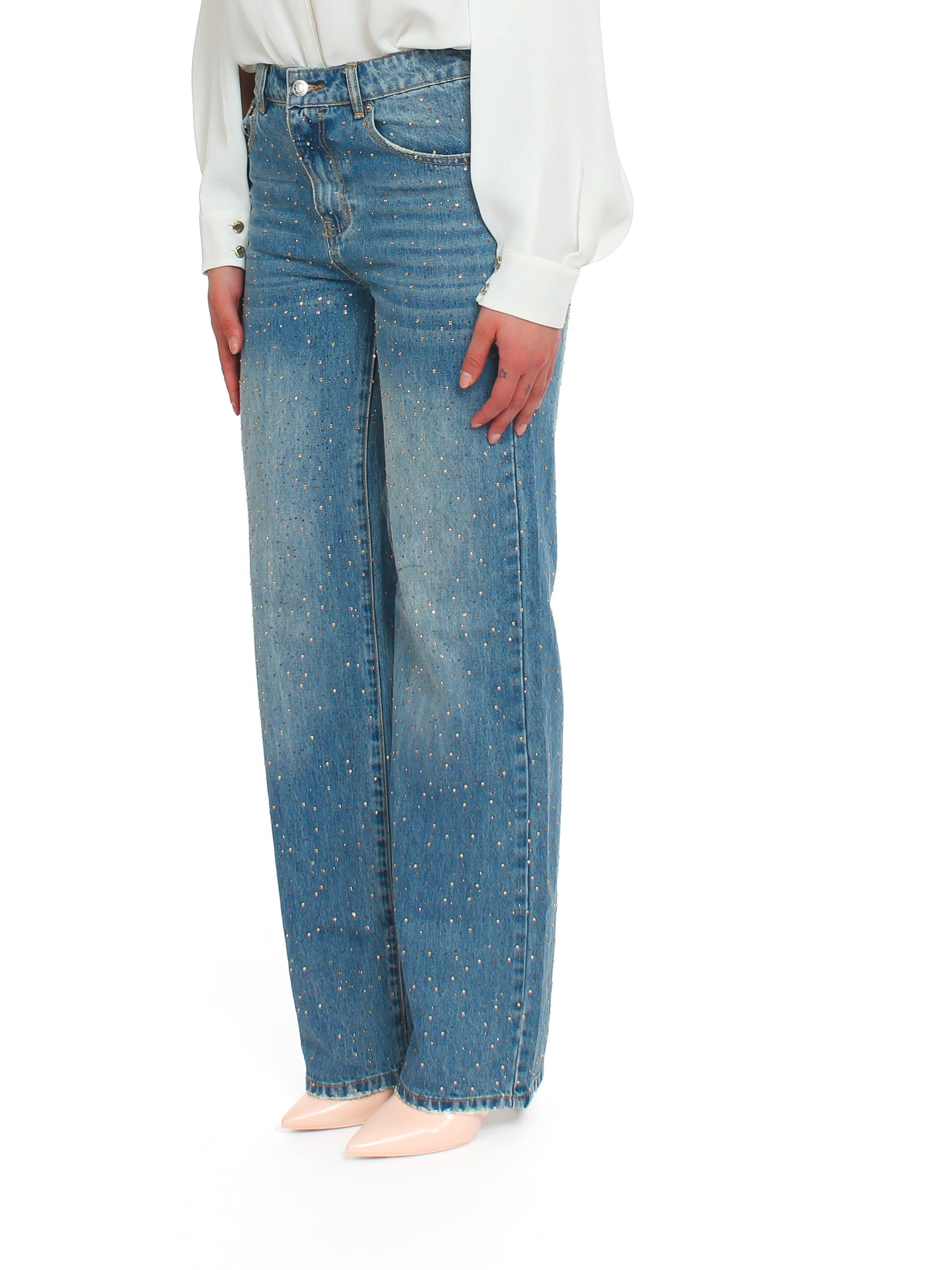 Jeans con strass vicolo