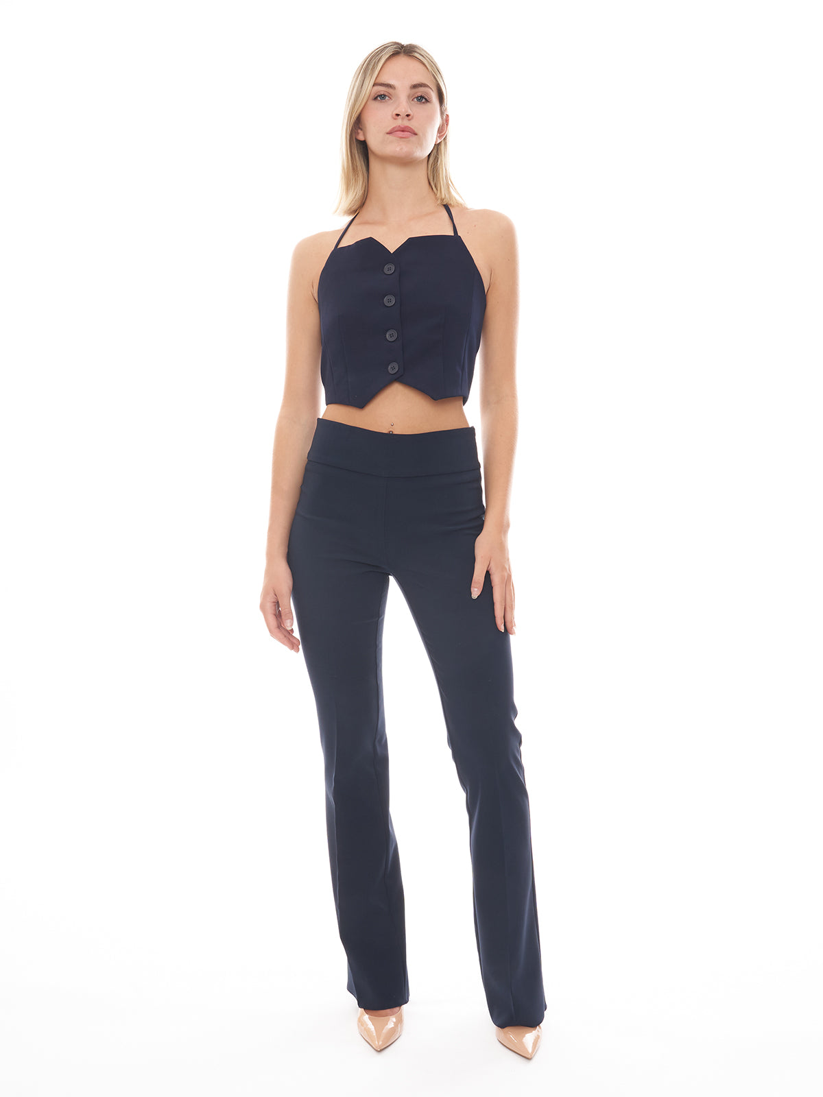 CAJUNI Canotta estiva da donna da vacanza in stile tropicale boho casual, con decorazioni CAJUNI Canotta estiva da donna da vacanza in stile tropicale boho casual, con decorazioni