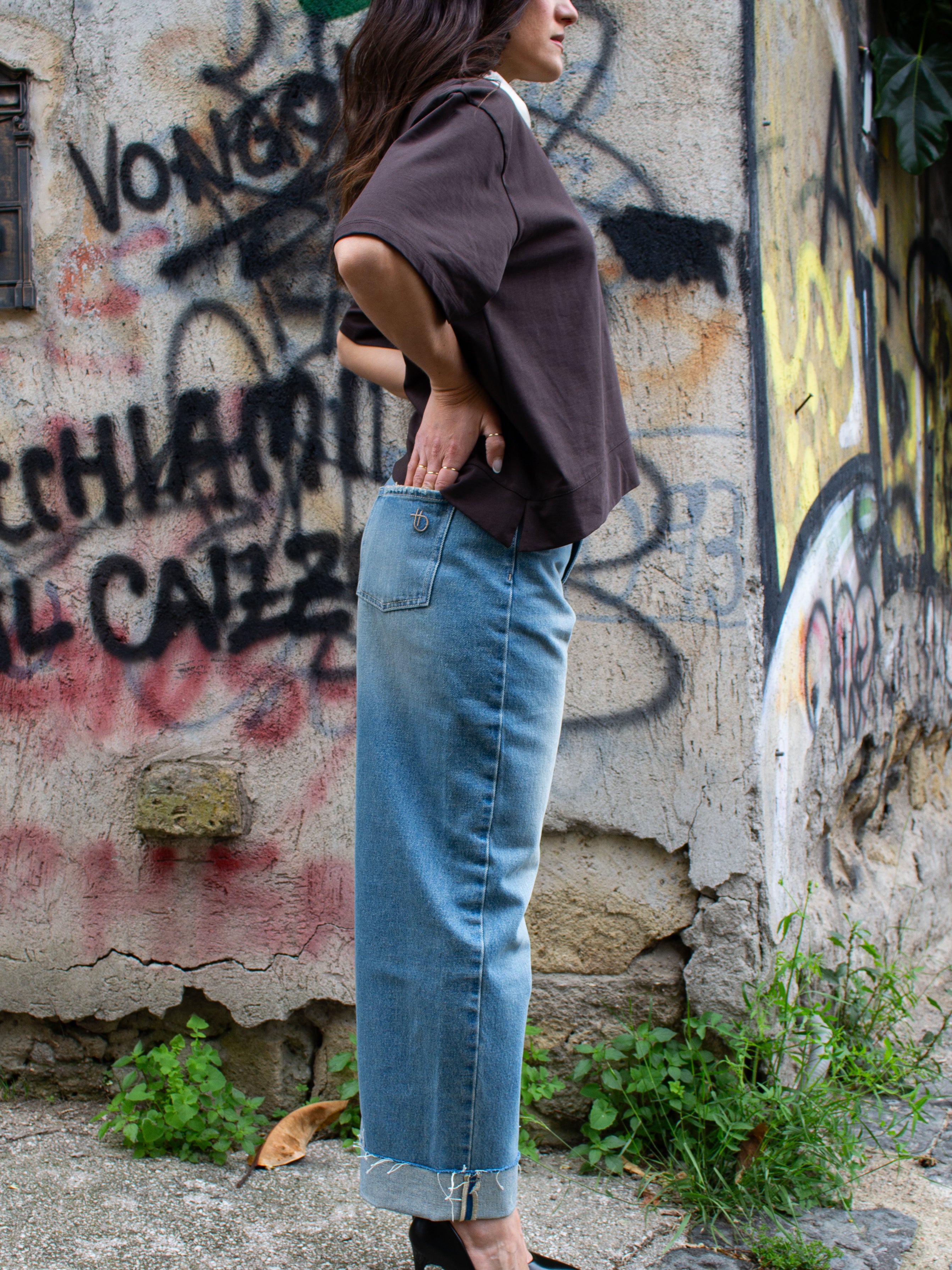 Jeans Barrel Fit To.Bì Demure