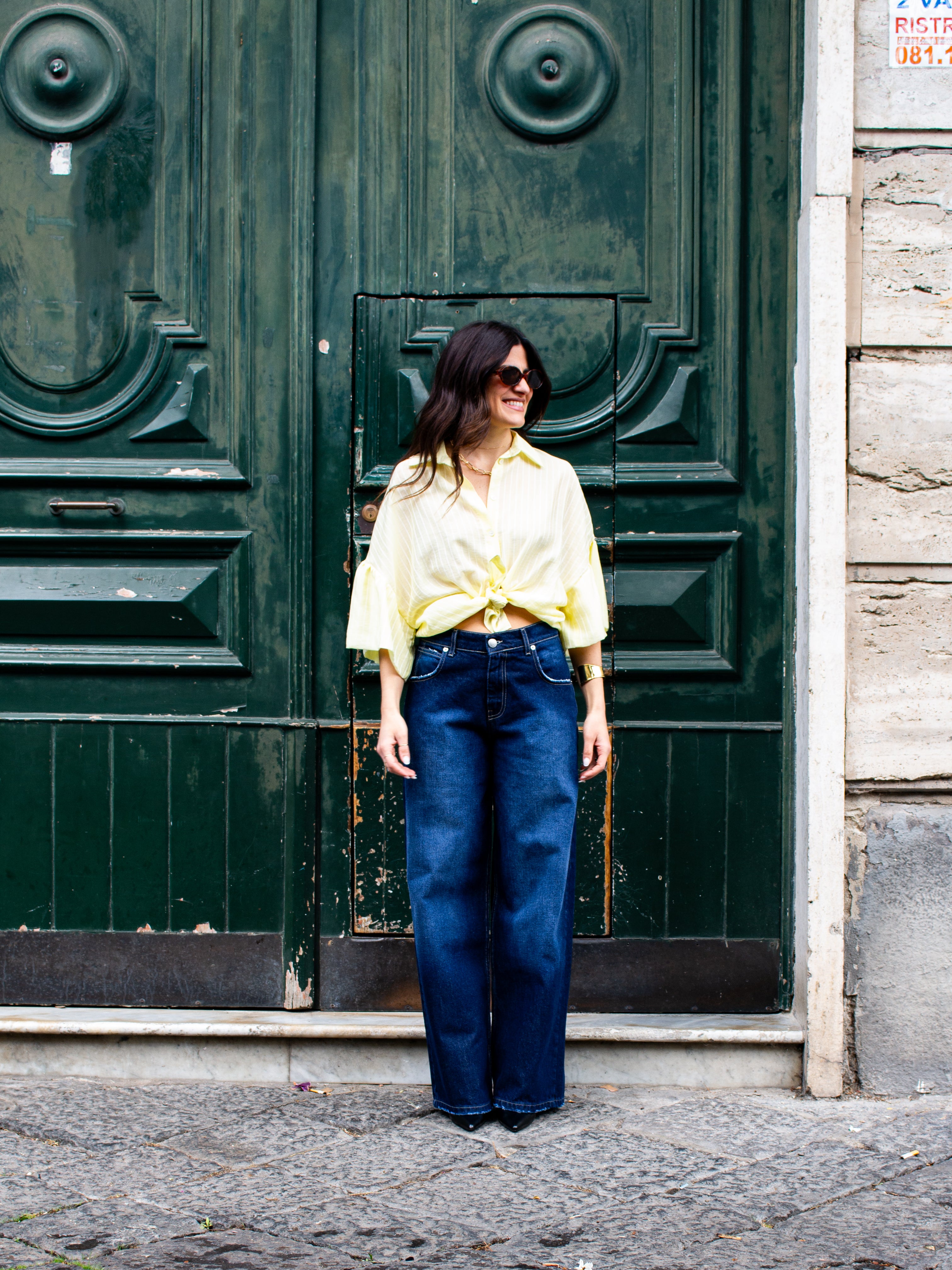 Jeans wide leg To.Bì Demure