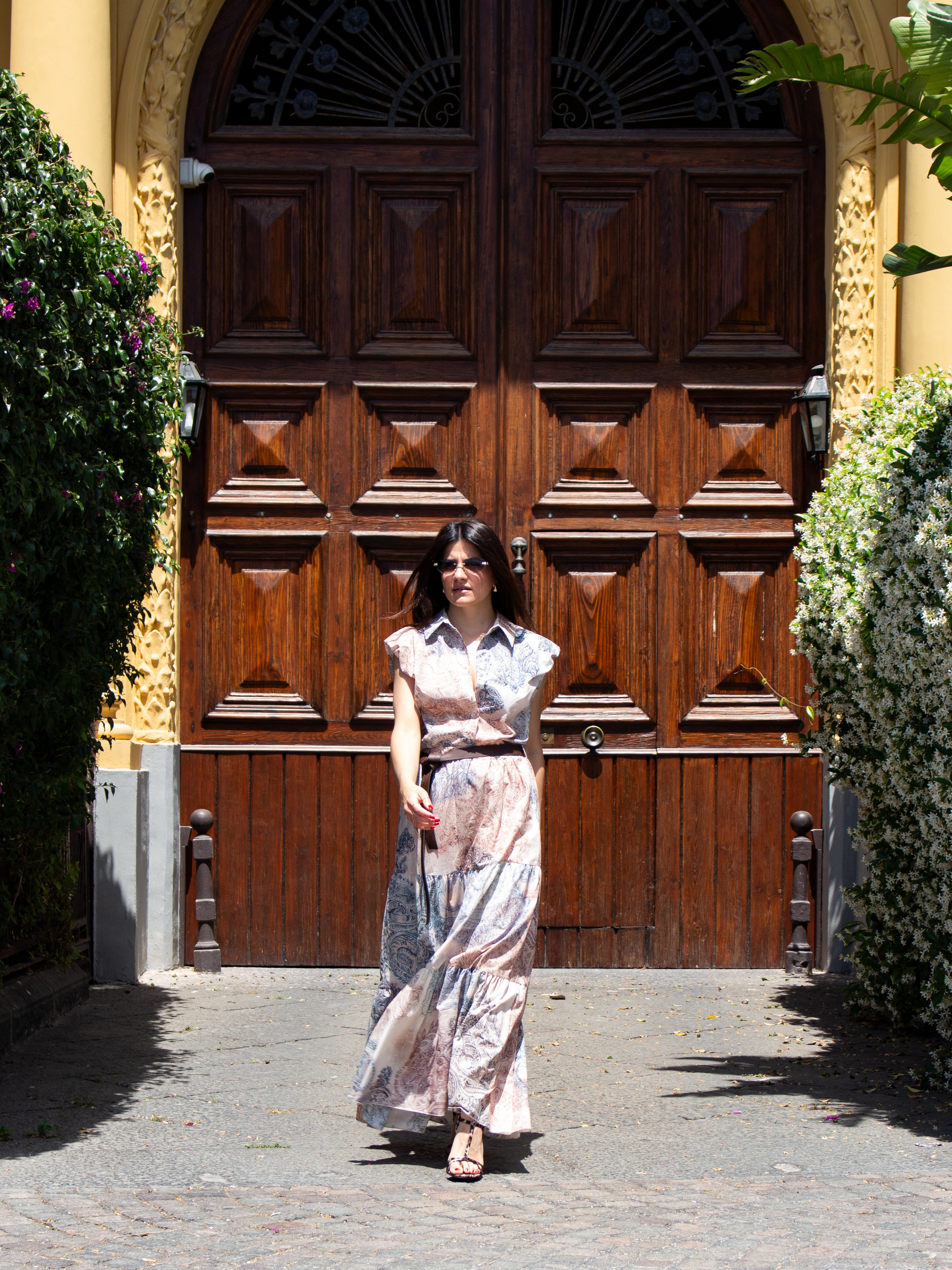 Camicia con spalline fantasia Vicolo