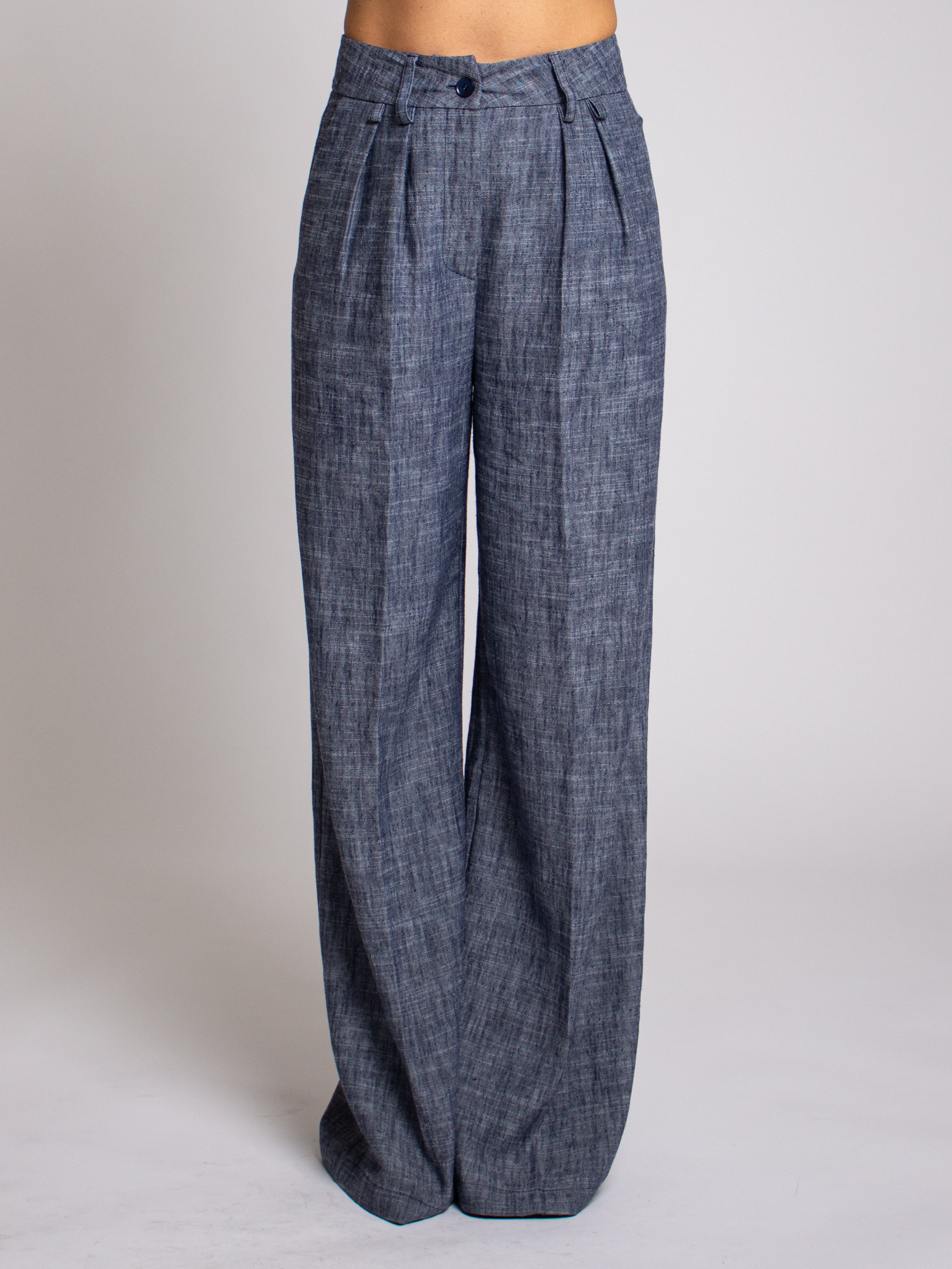 Pantalone palazzo con pences Two Way