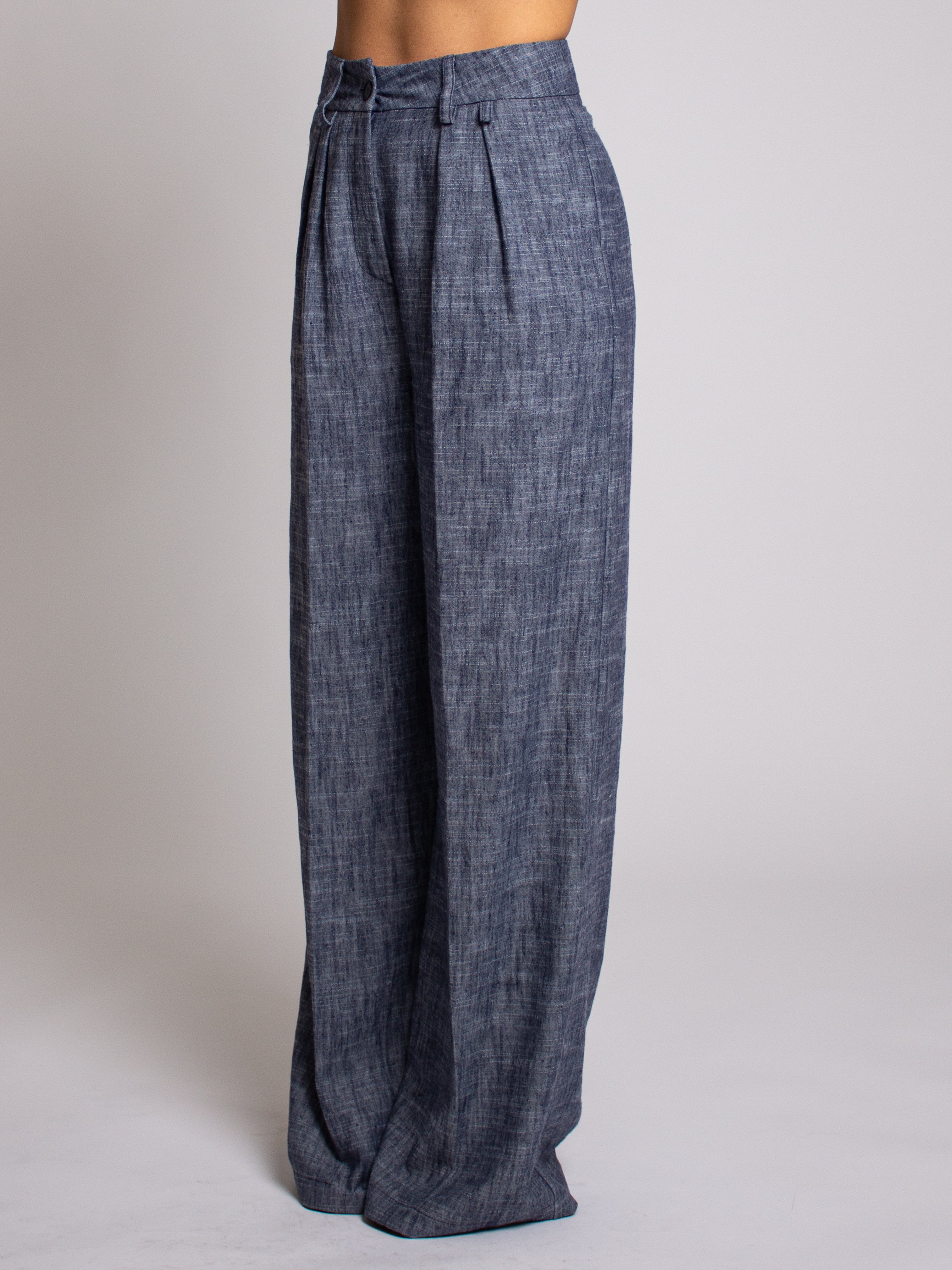 Pantalone palazzo con pences Two Way