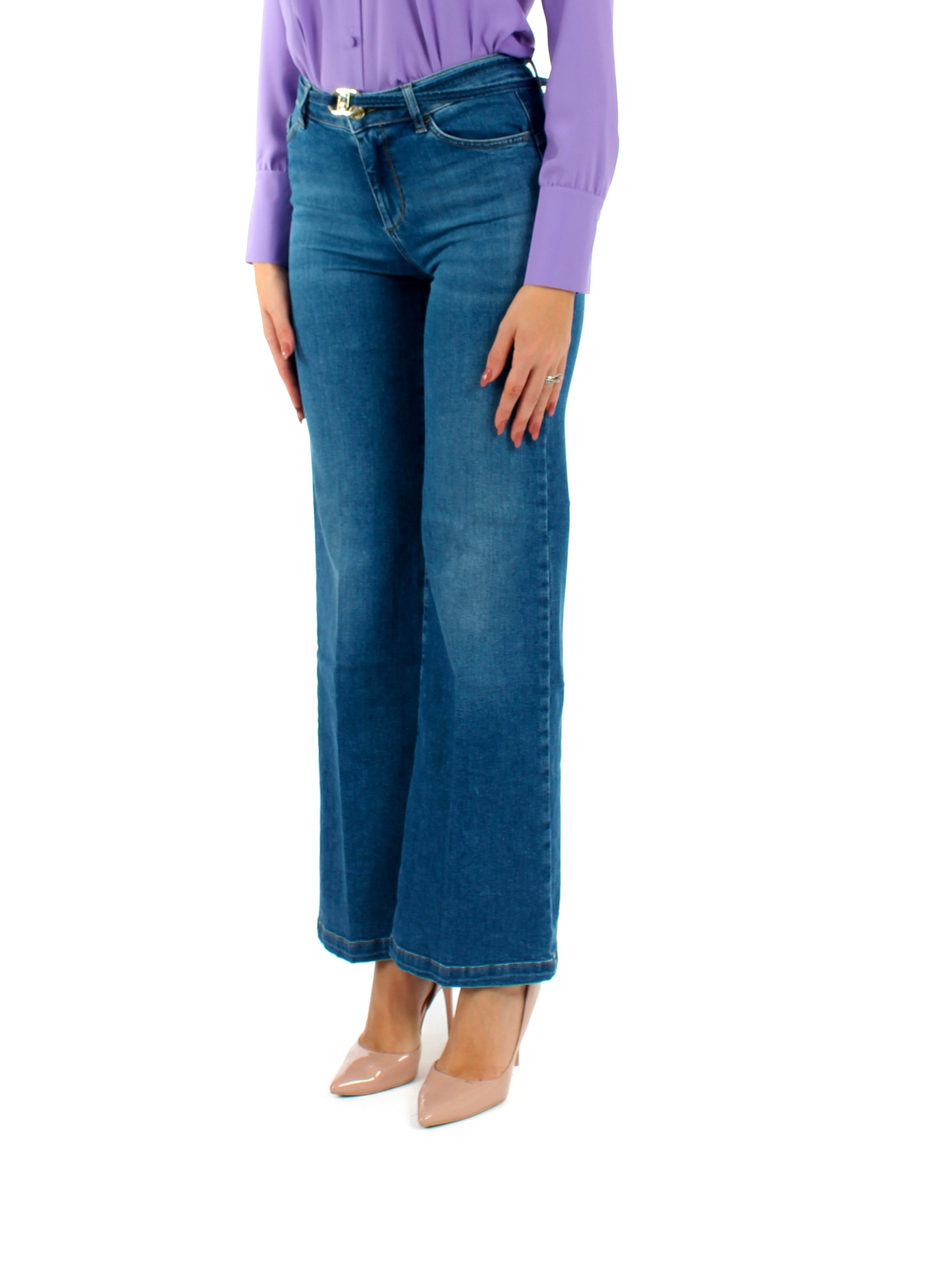 Jeans flare con cintura Liu-Jo