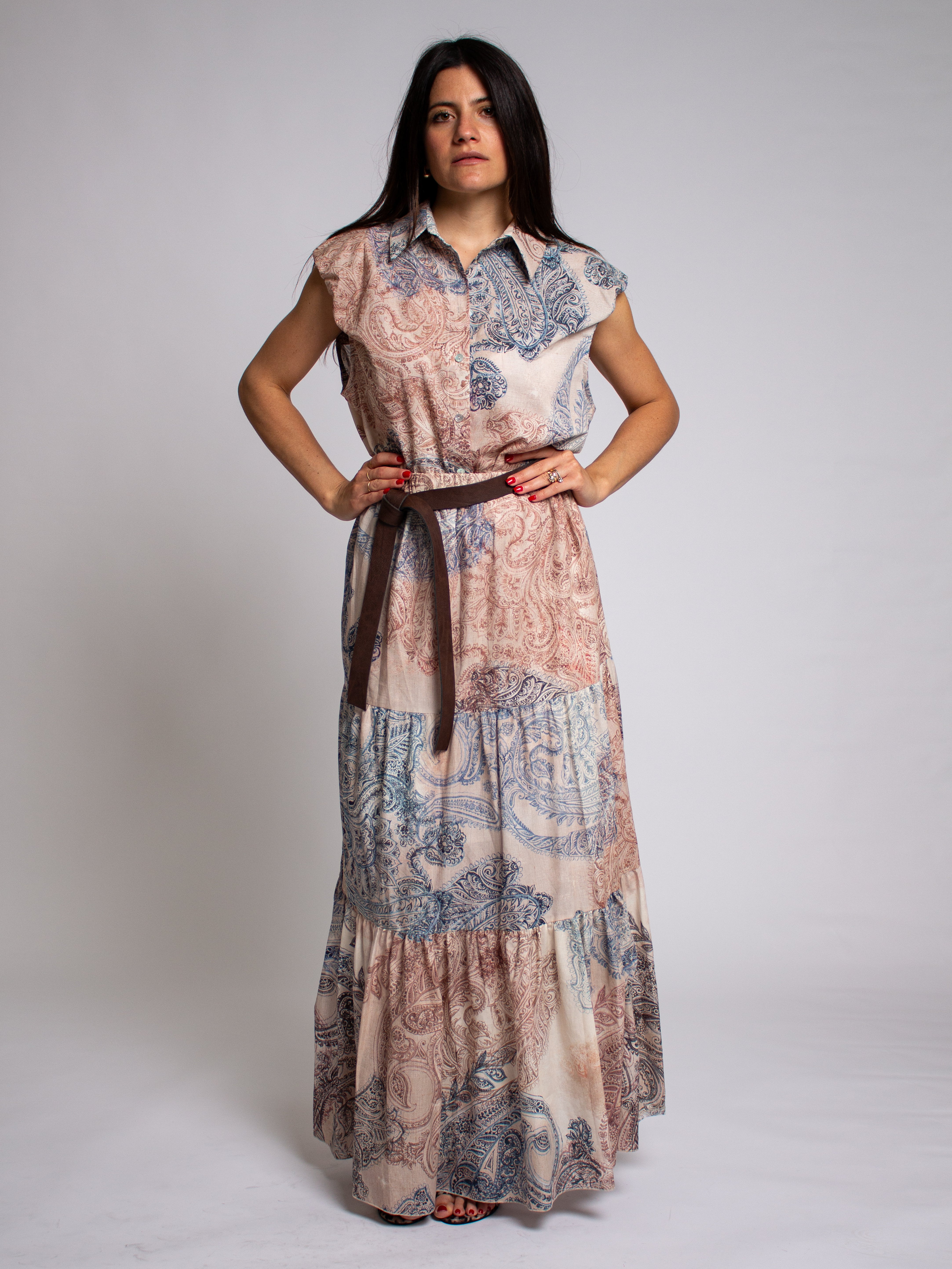 Camicia con spalline fantasia Vicolo