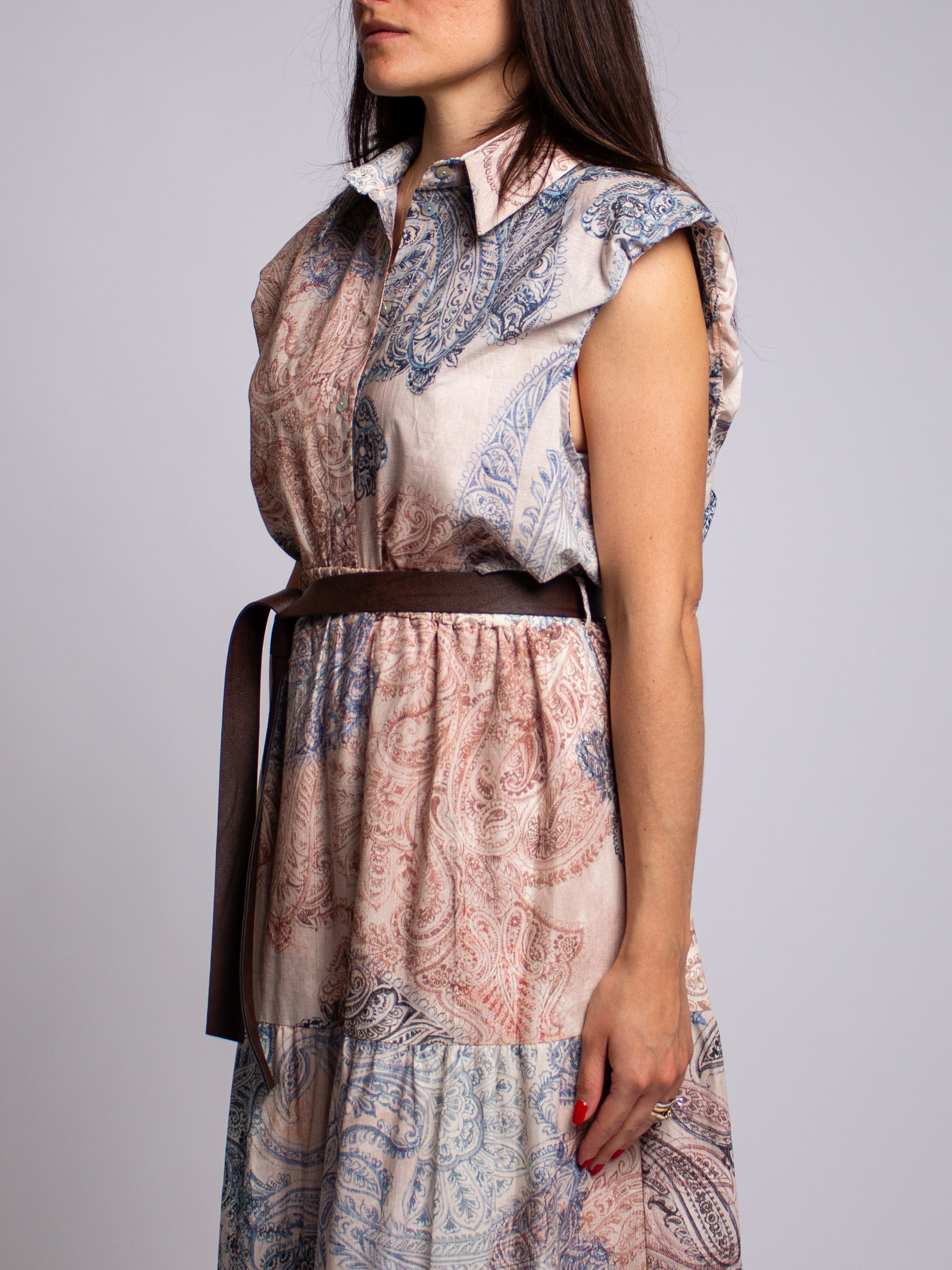 Camicia con spalline fantasia Vicolo