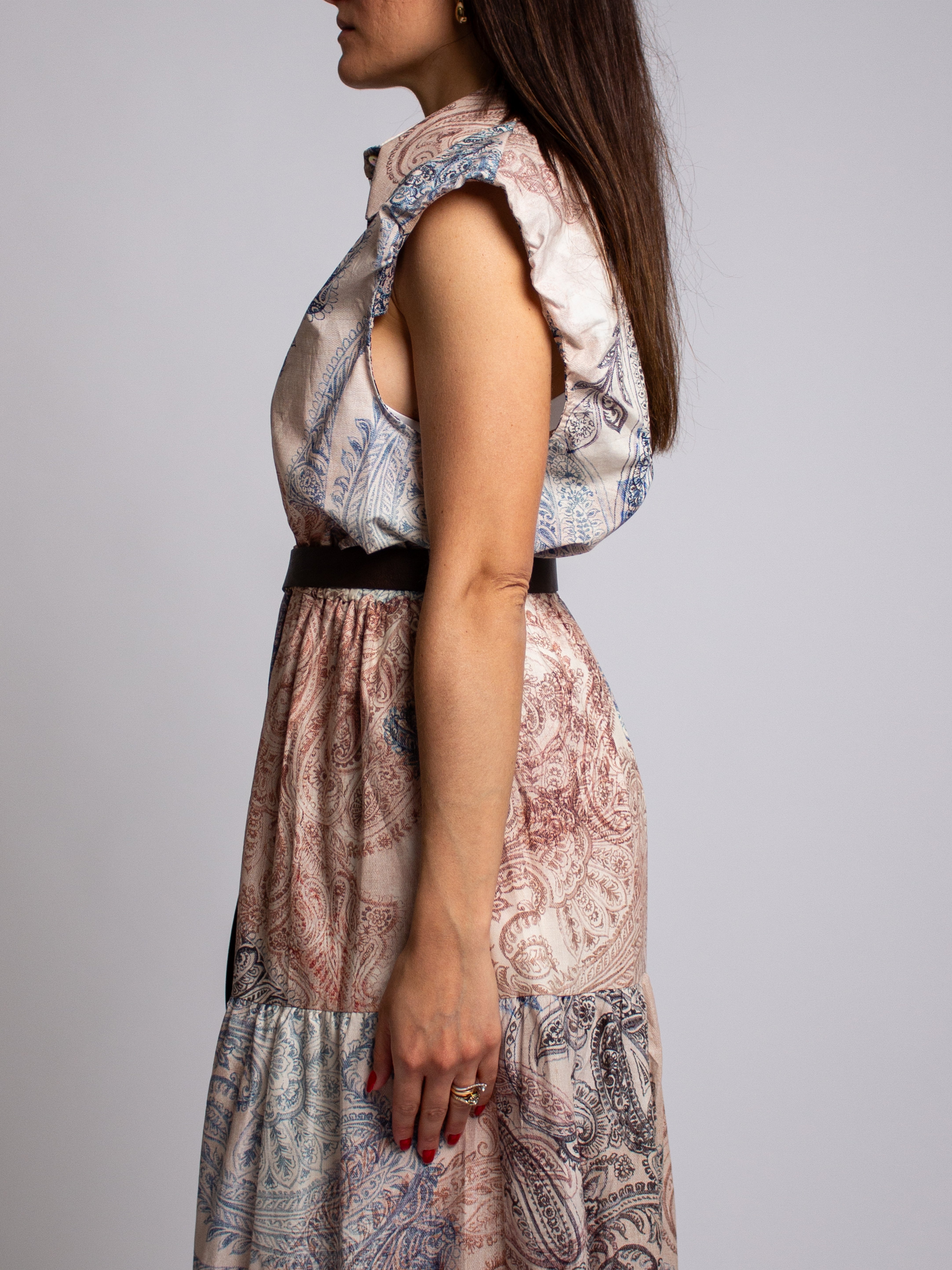 Camicia con spalline fantasia Vicolo