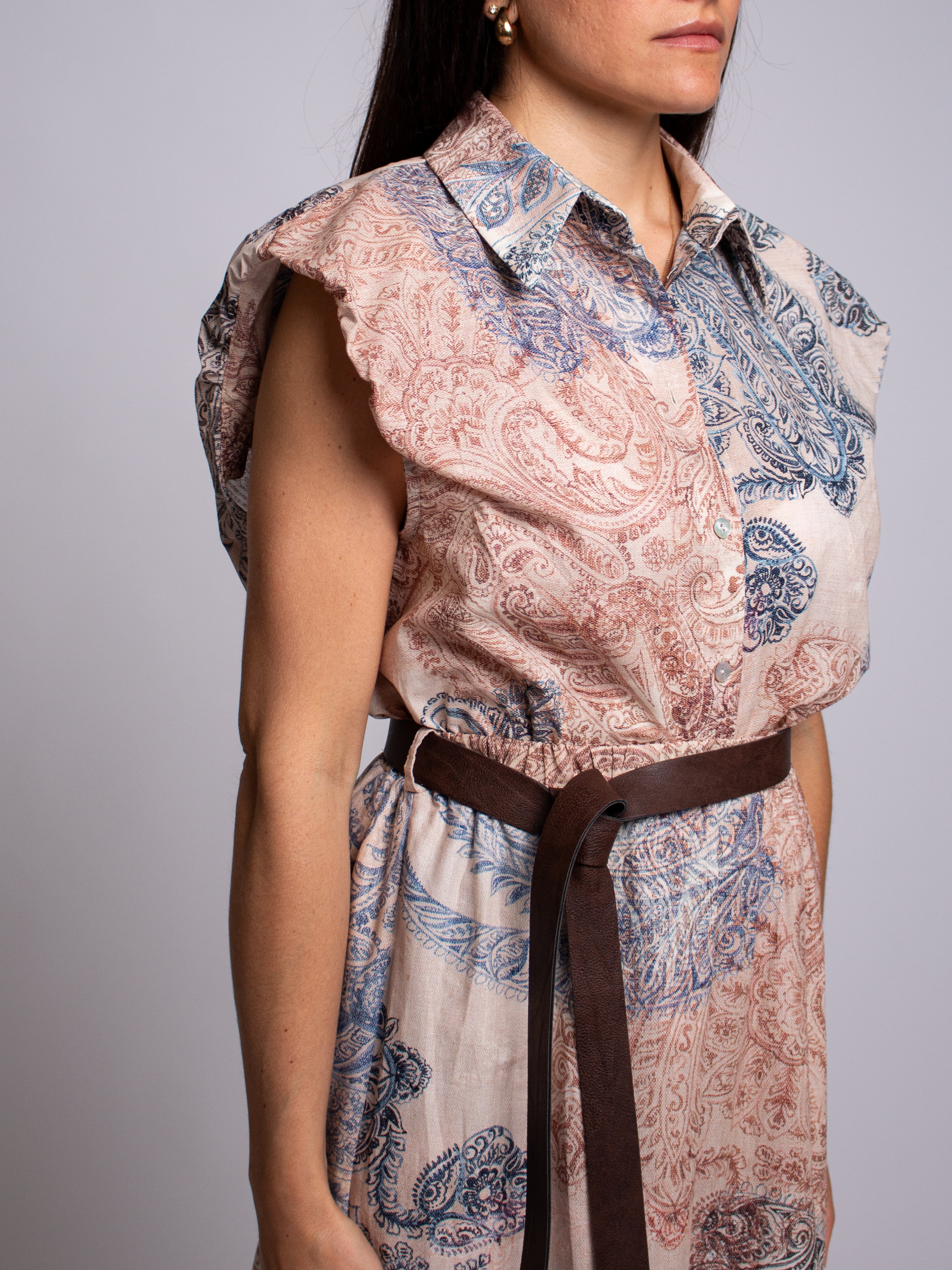 Camicia con spalline fantasia Vicolo