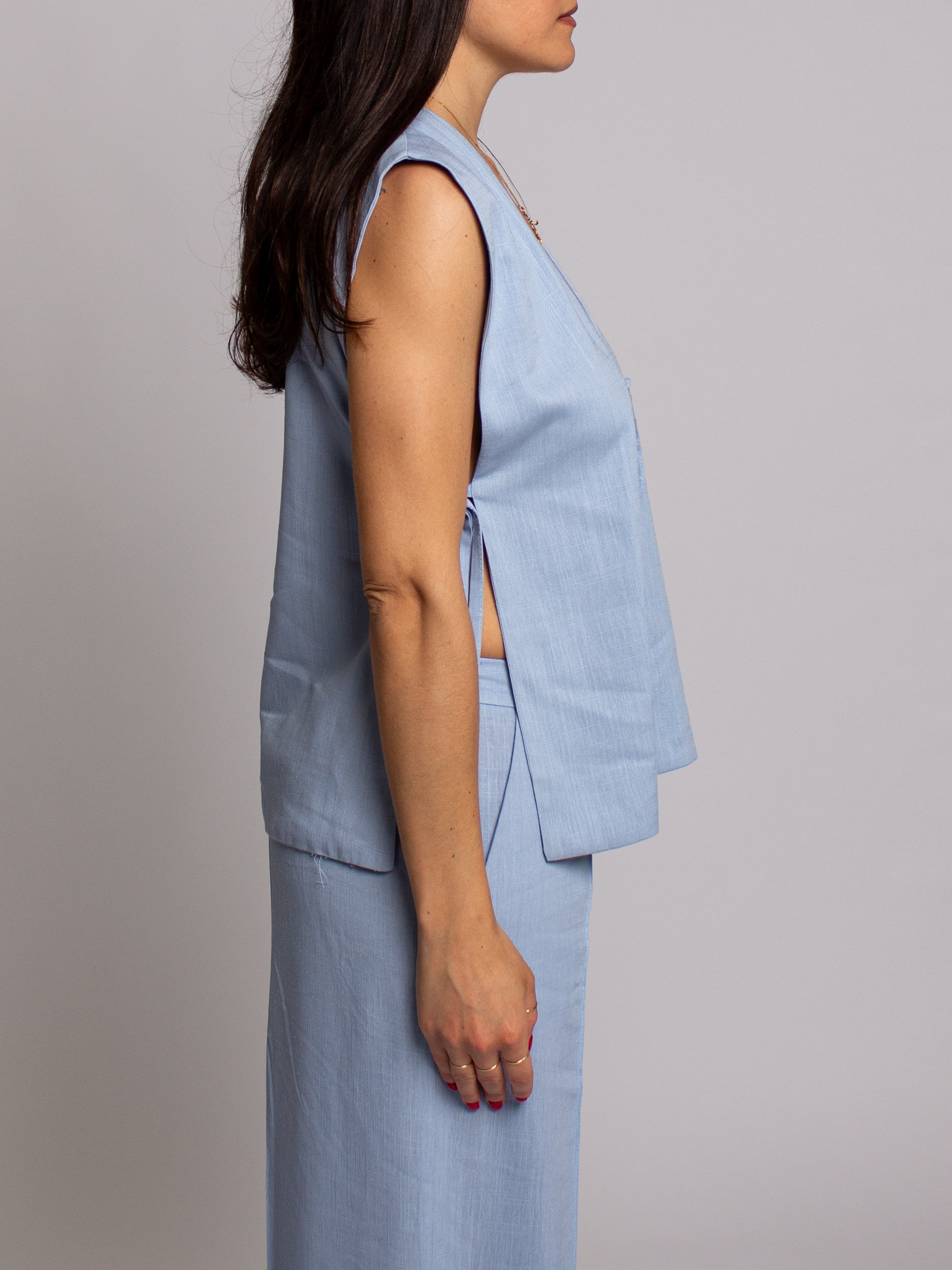 Gilet con lacci Two Way