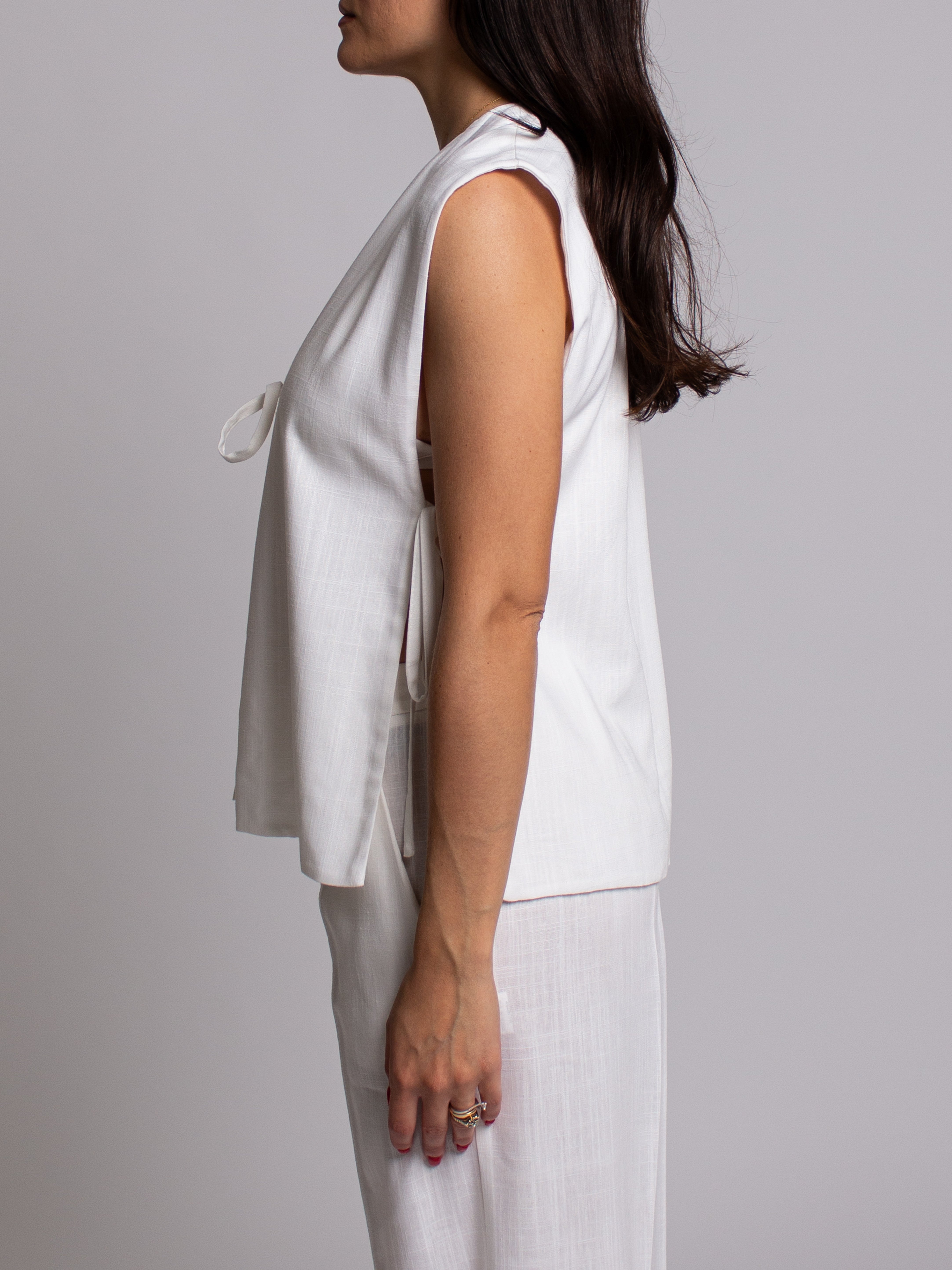 Gilet con lacci Two Way