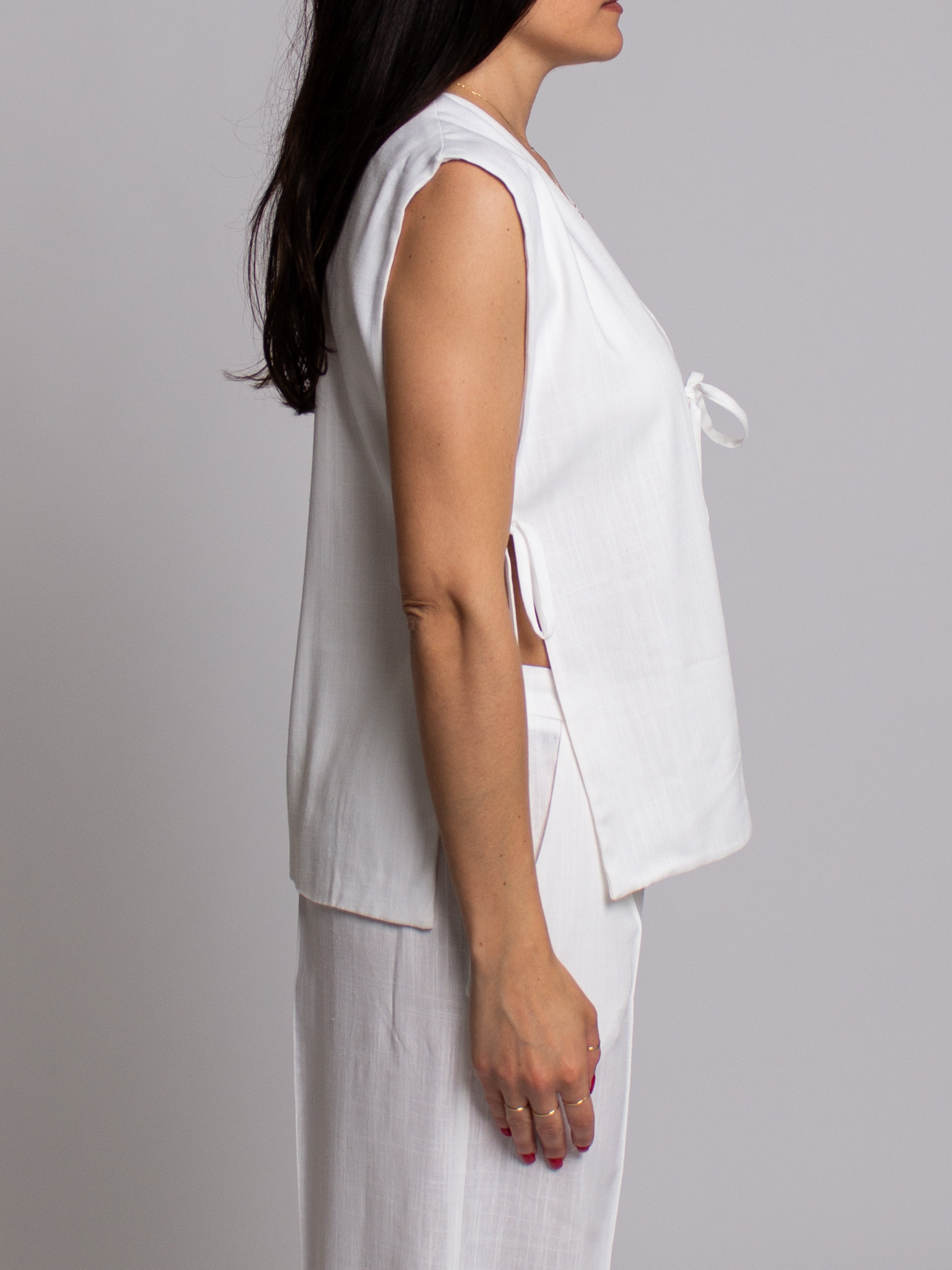 Gilet con lacci Two Way