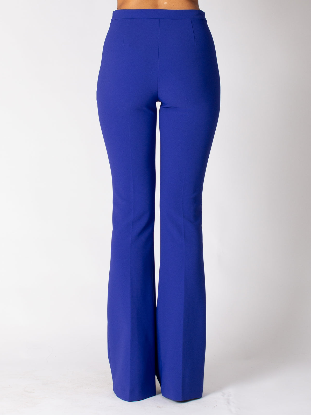 Pantalone palazzo in crêpe stretch con charms Elisabetta Franchi