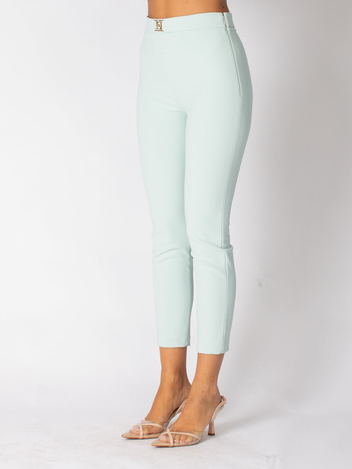 Elisabetta Franchi straight stretch crêpe trousers 