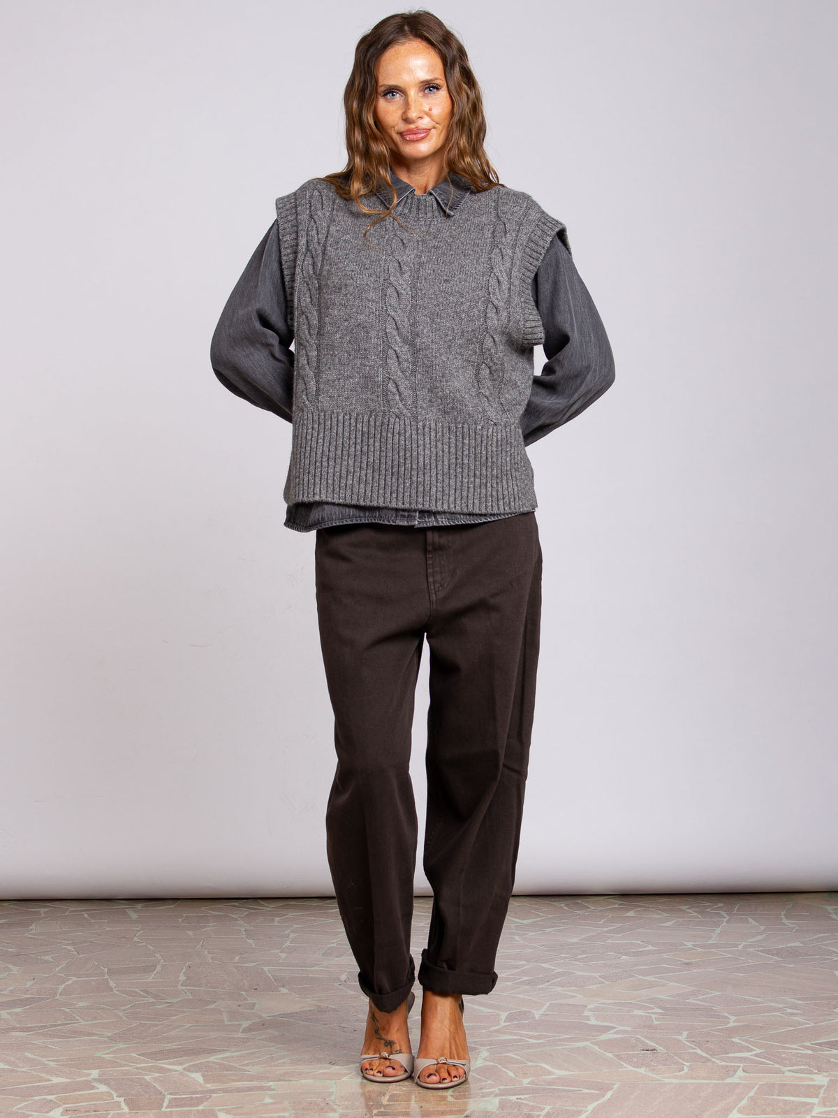 Gilet trecce Vero Moda