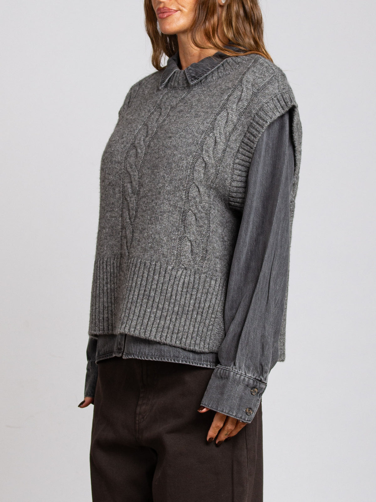 Gilet trecce Vero Moda