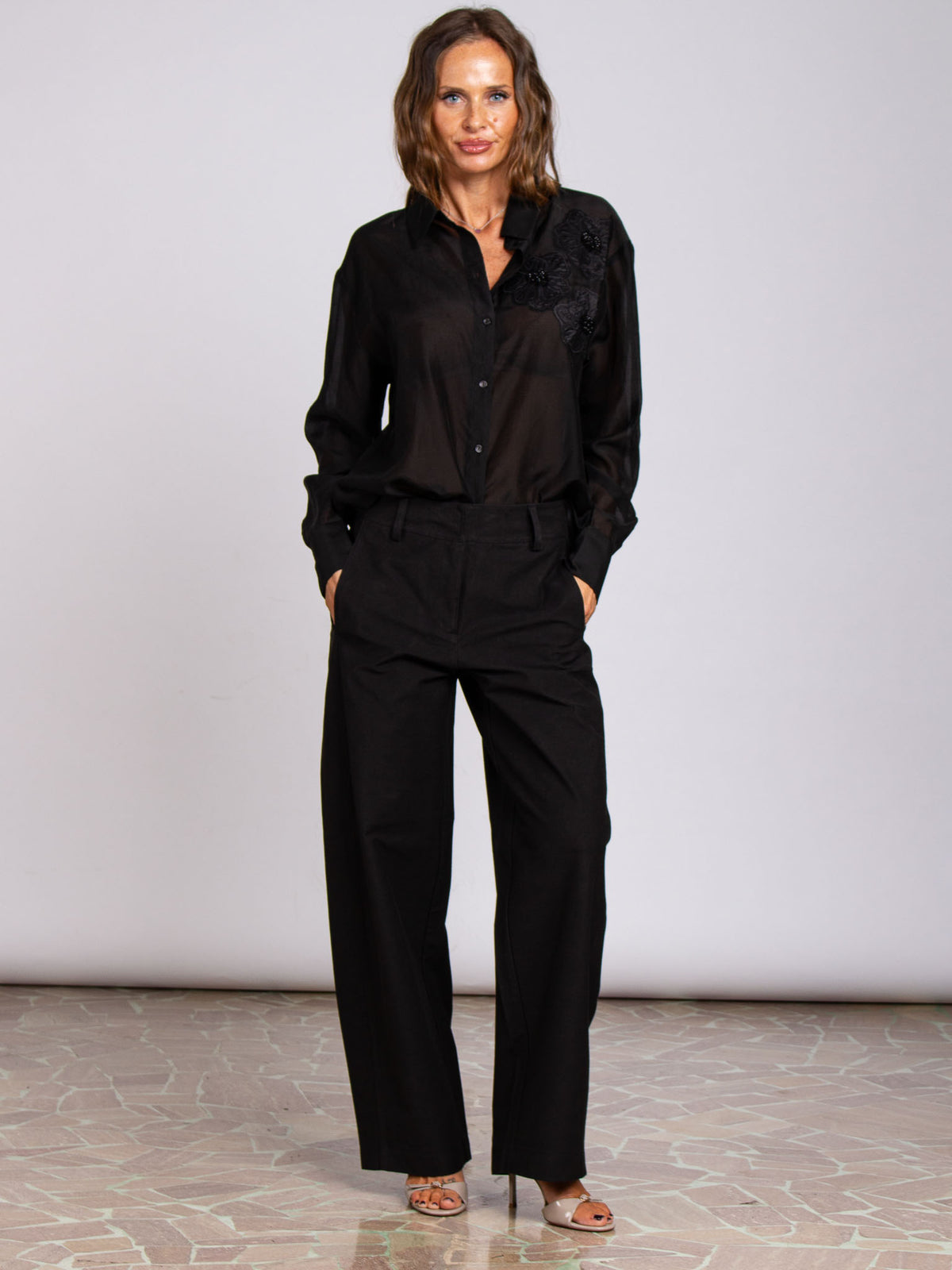 Pantalone Barrel Vero Moda