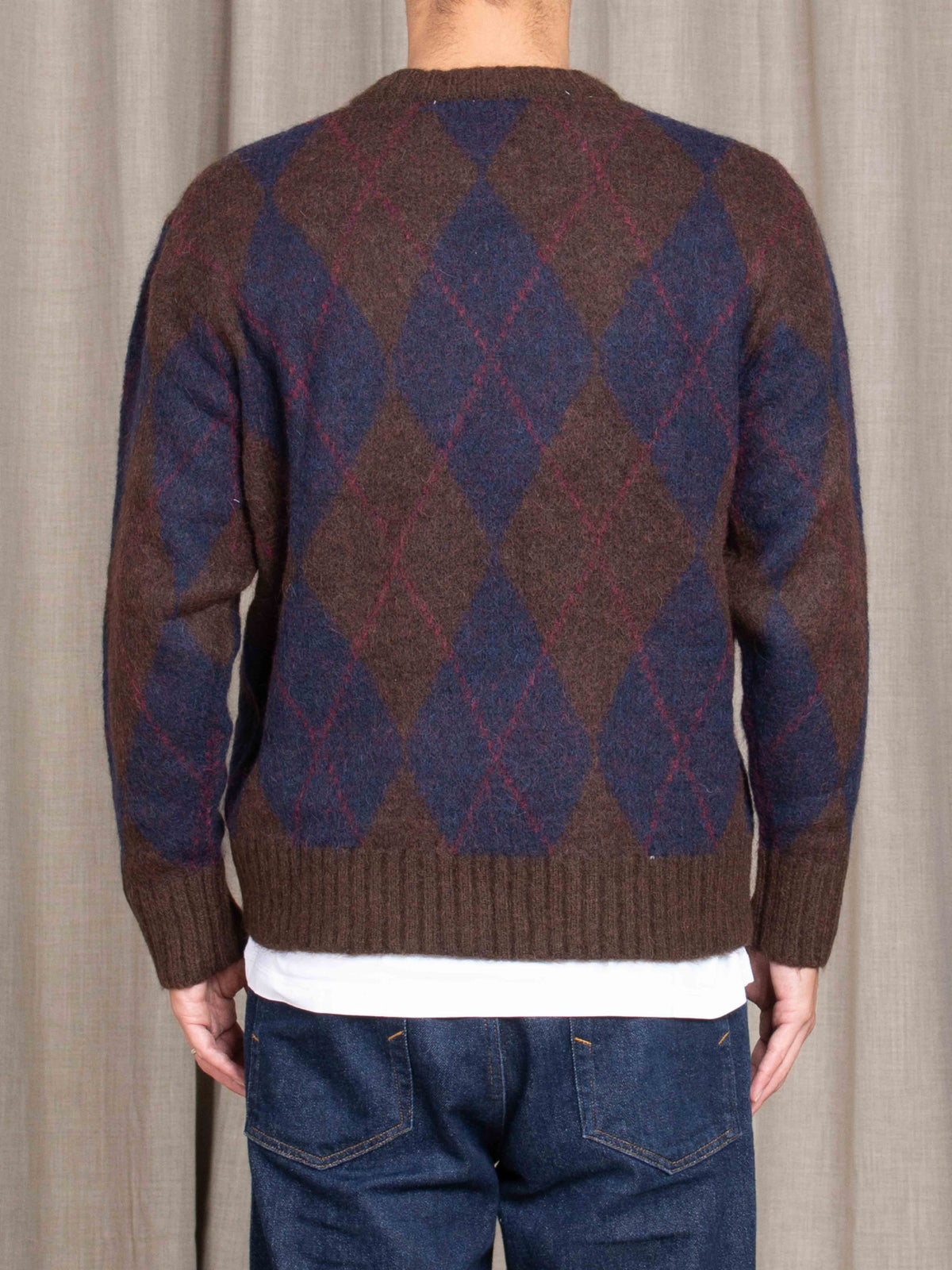 Maglione girocollo argyle Selected Homme