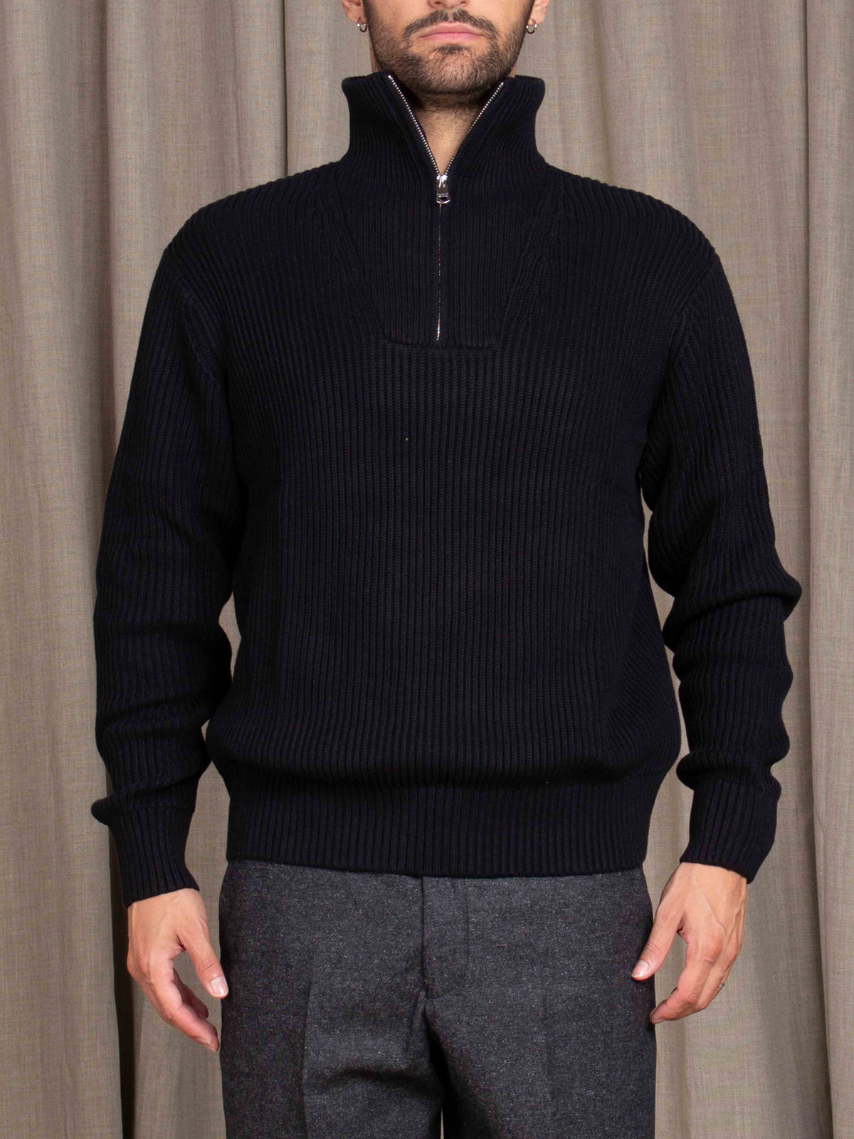 Maglia a collo alto con zip Selected Homme